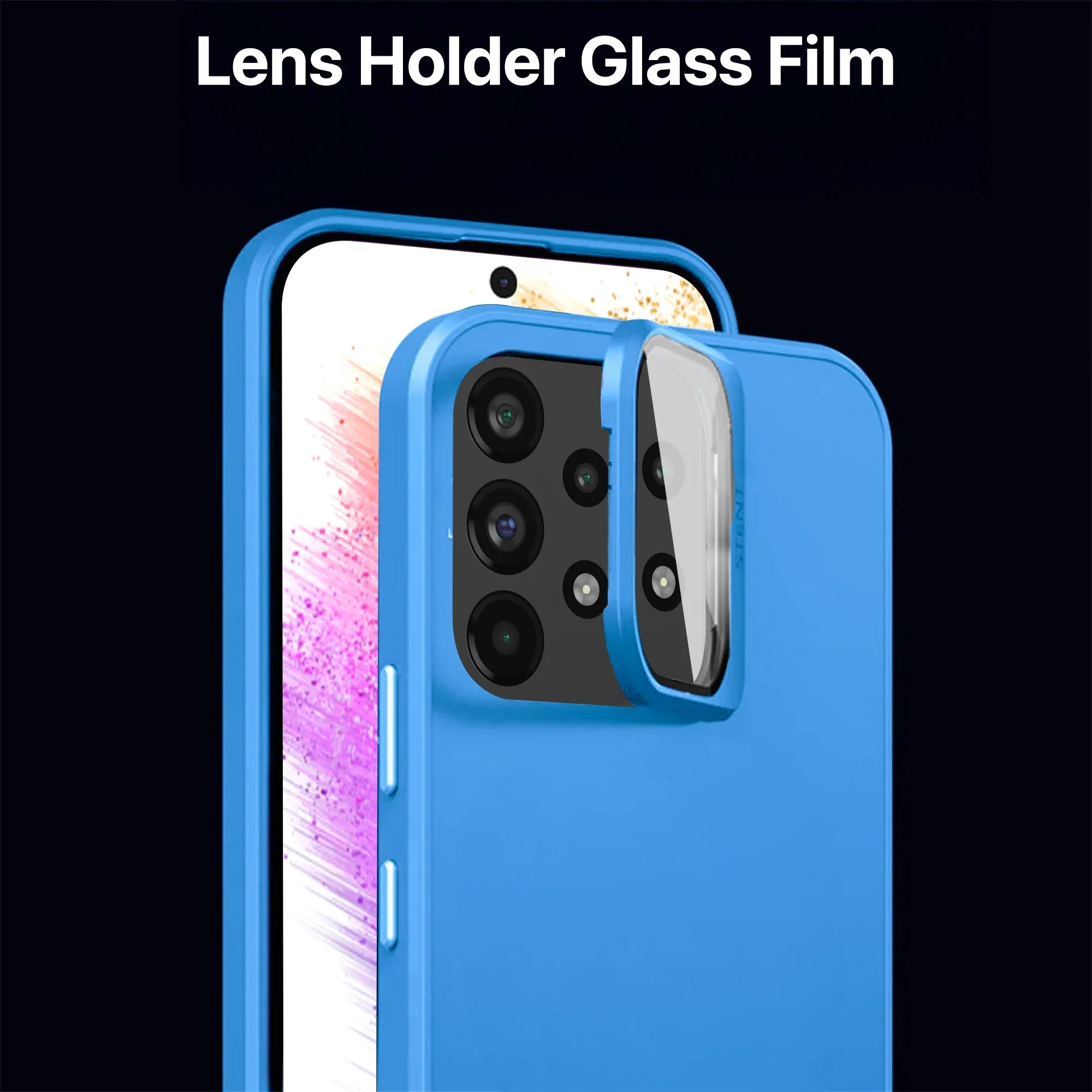 Vaku ® Samsung Galaxy A73 5G Rime Frosted Translucent Back Cover - Image 6