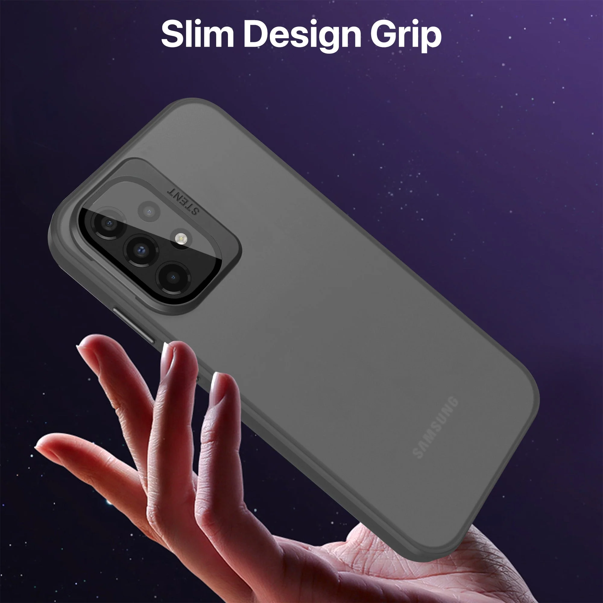 Vaku ® Samsung Galaxy A73 5G Rime Frosted Translucent Back Cover - Image 9