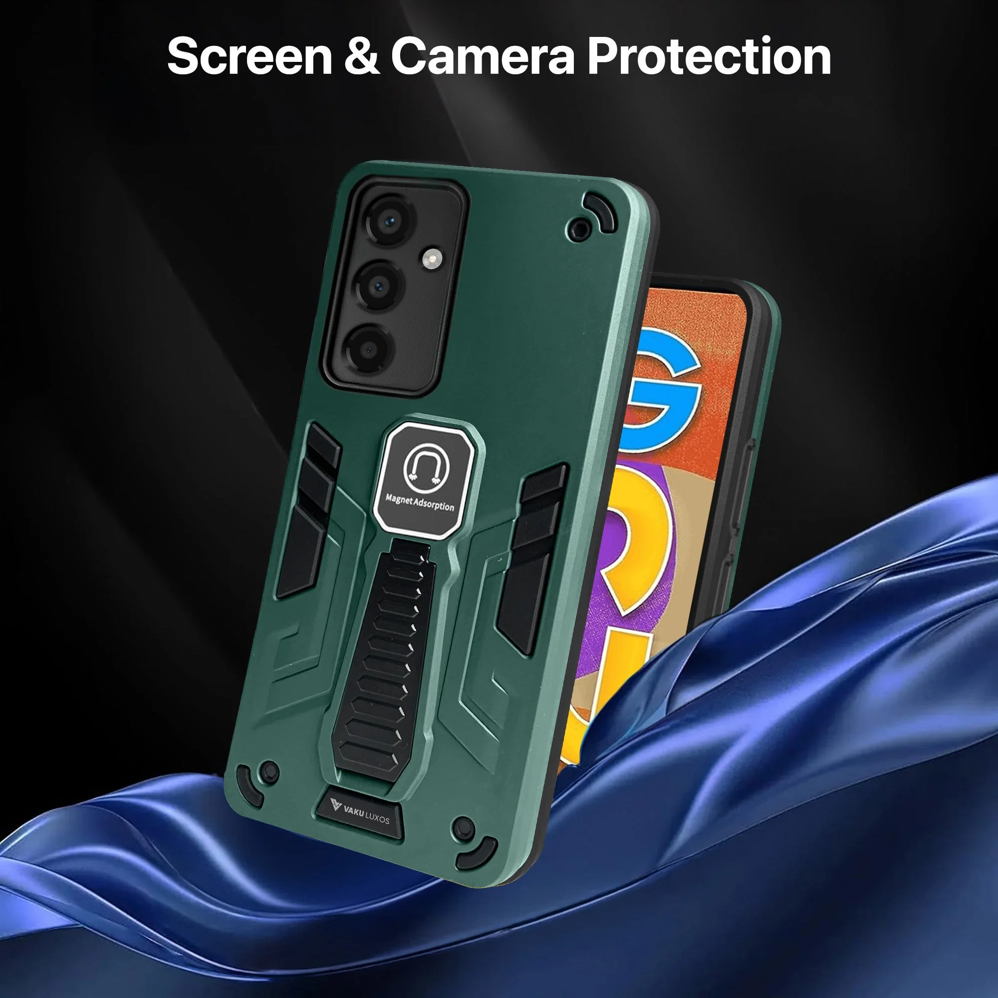 Vaku ® Samsung Galaxy F23 5G Valor Military Grade Shockproof Back Cover - Image 9