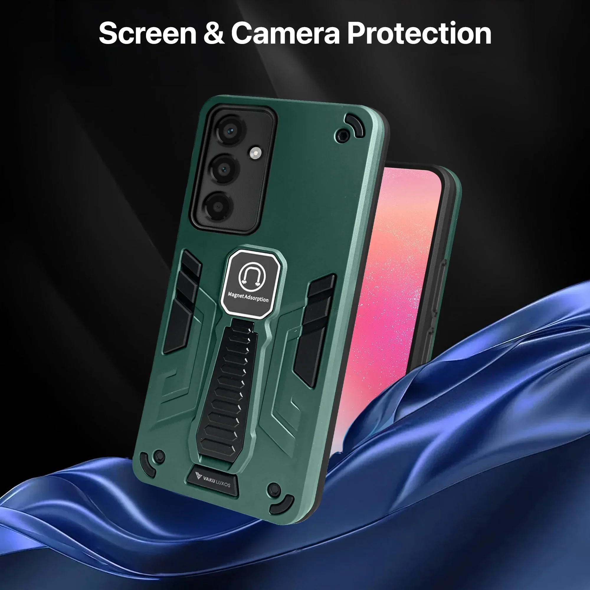 Vaku ® Samsung Galaxy M14 5G Valor Military Grade Shockproof Back Cover - Image 10