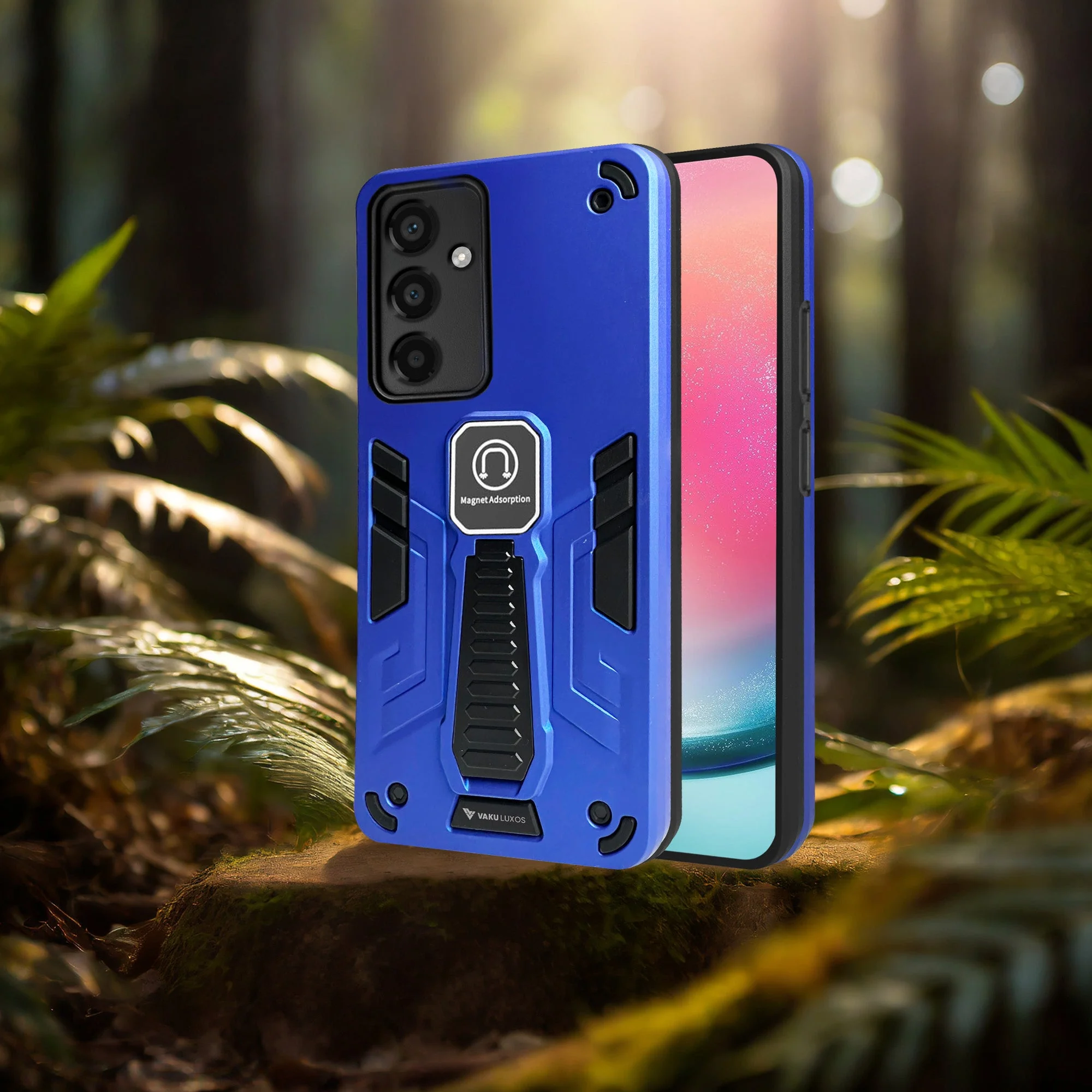 Vaku ® Samsung Galaxy M14 5G Valor Military Grade Shockproof Back Cover - Image 3
