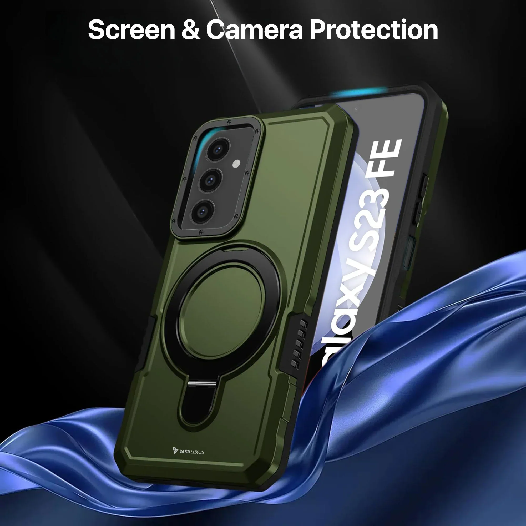 Vaku ® Samsung Galaxy S23 FE Astor Military Grade Armor Protective Back cover - Image 9