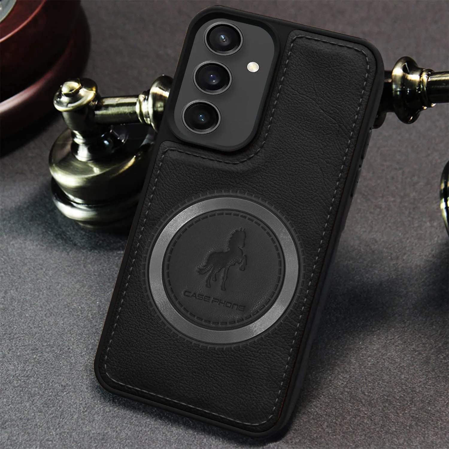 Vaku ® Samsung Galaxy S23 FE Astrid Luxury PU Leather Back Cover - Image 8