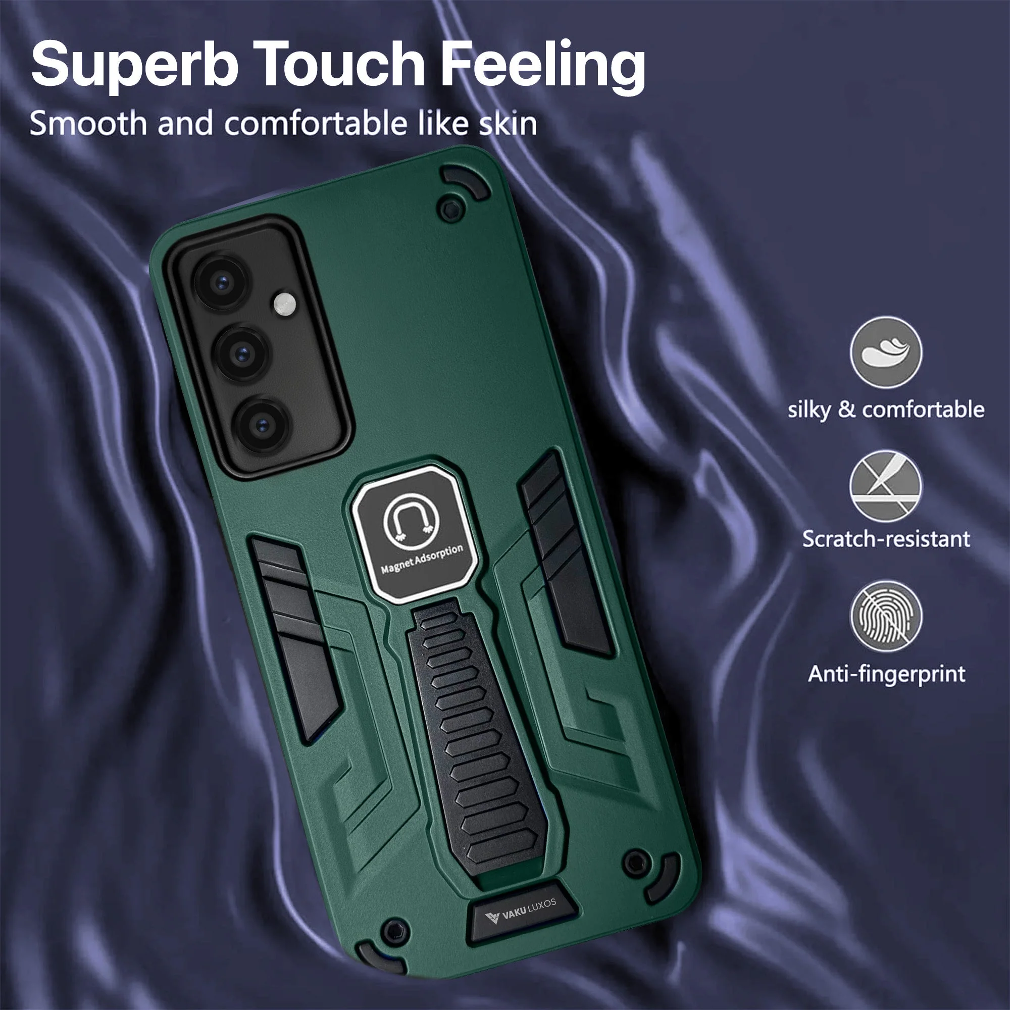 Vaku ® Samsung Galaxy S23 FE Valor Military Grade Shockproof Back Cover - Image 8