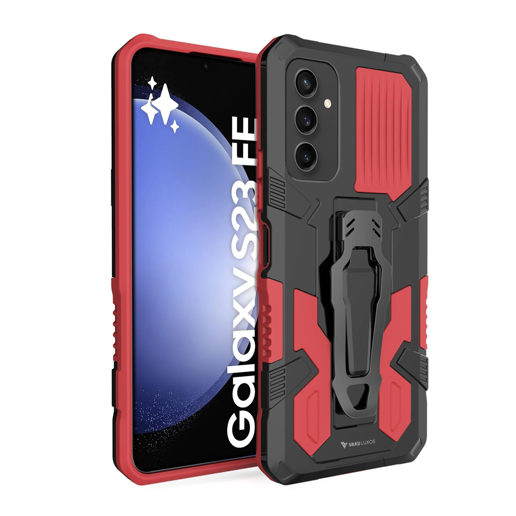 Vaku ® Samsung Galaxy S23 FE Vanguard Military Grade Back Cover - Image 12