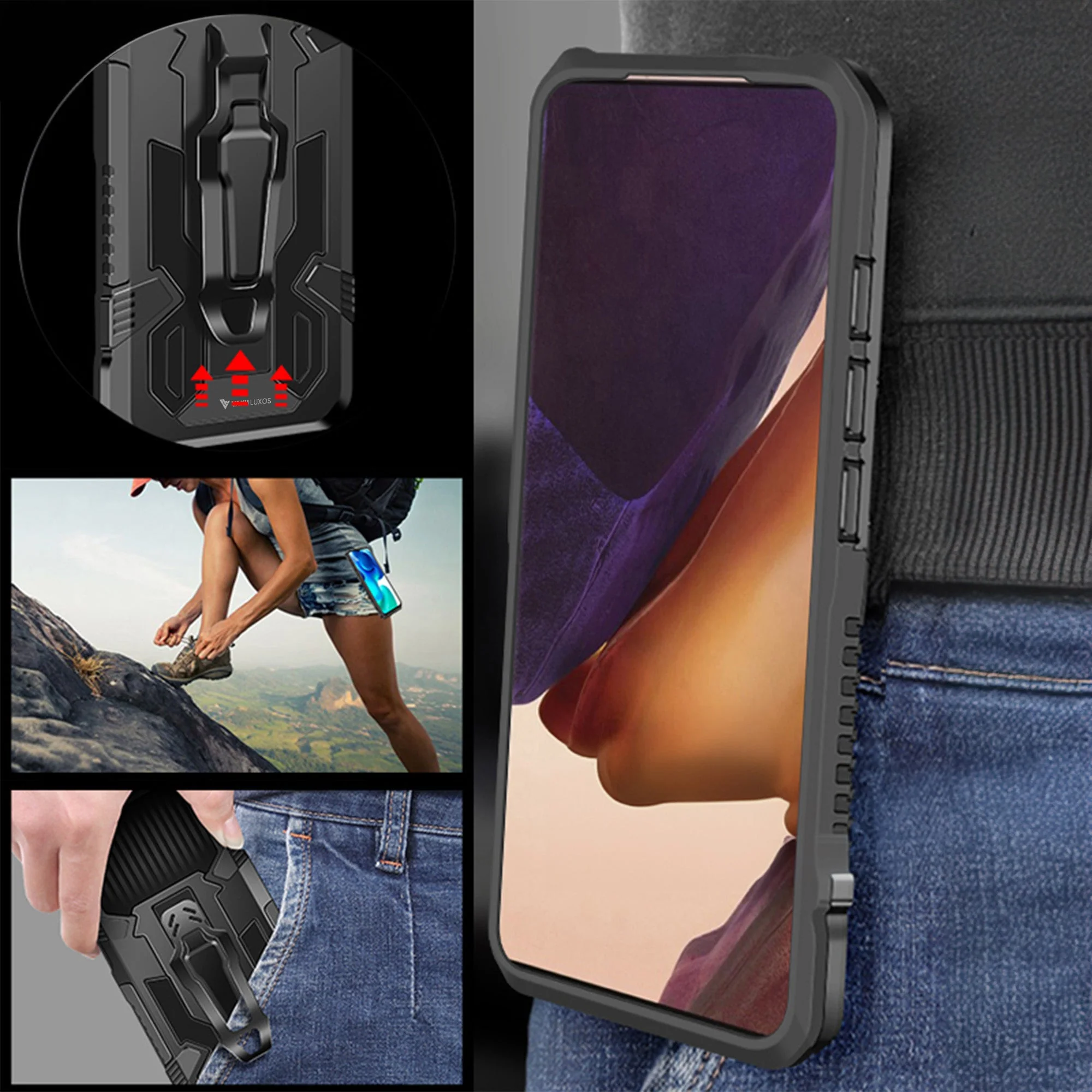 Vaku ® Samsung Galaxy S23 FE Vanguard Military Grade Back Cover - Image 9