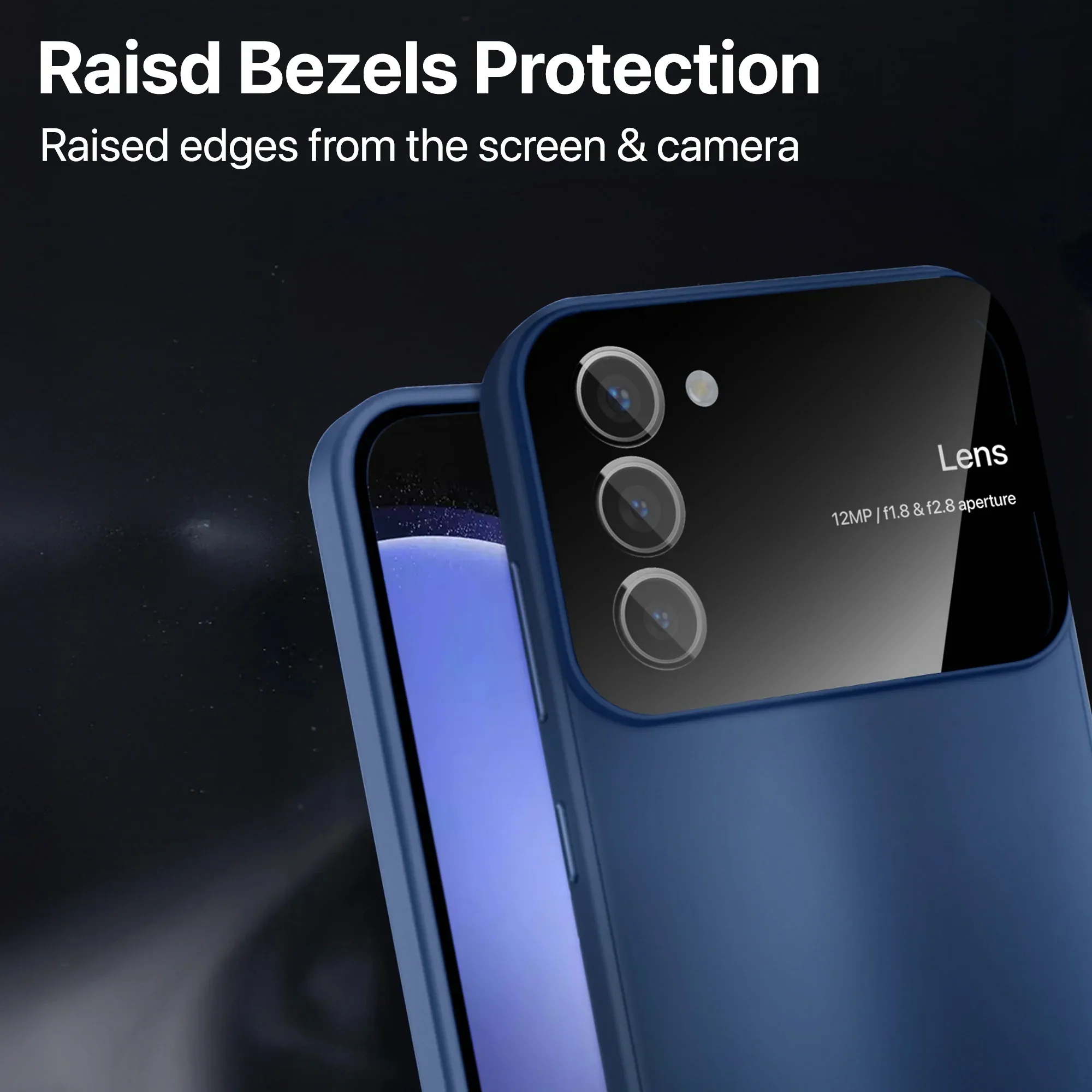 Vaku ® Samsung Galaxy S23 Glazed Polarized Camera Lens Protector Back Cover - Image 13