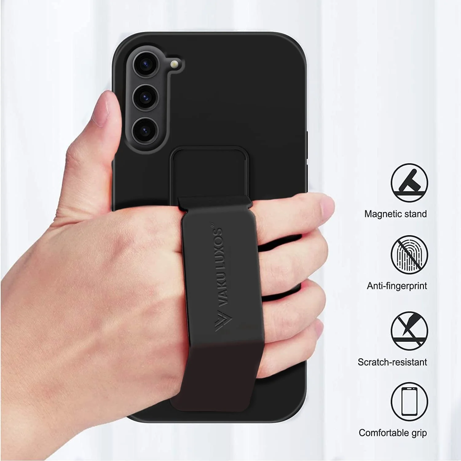 Vaku ® Samsung Galaxy S23 Harbor Grip Multi-Functional TPU Back Cover - Image 5