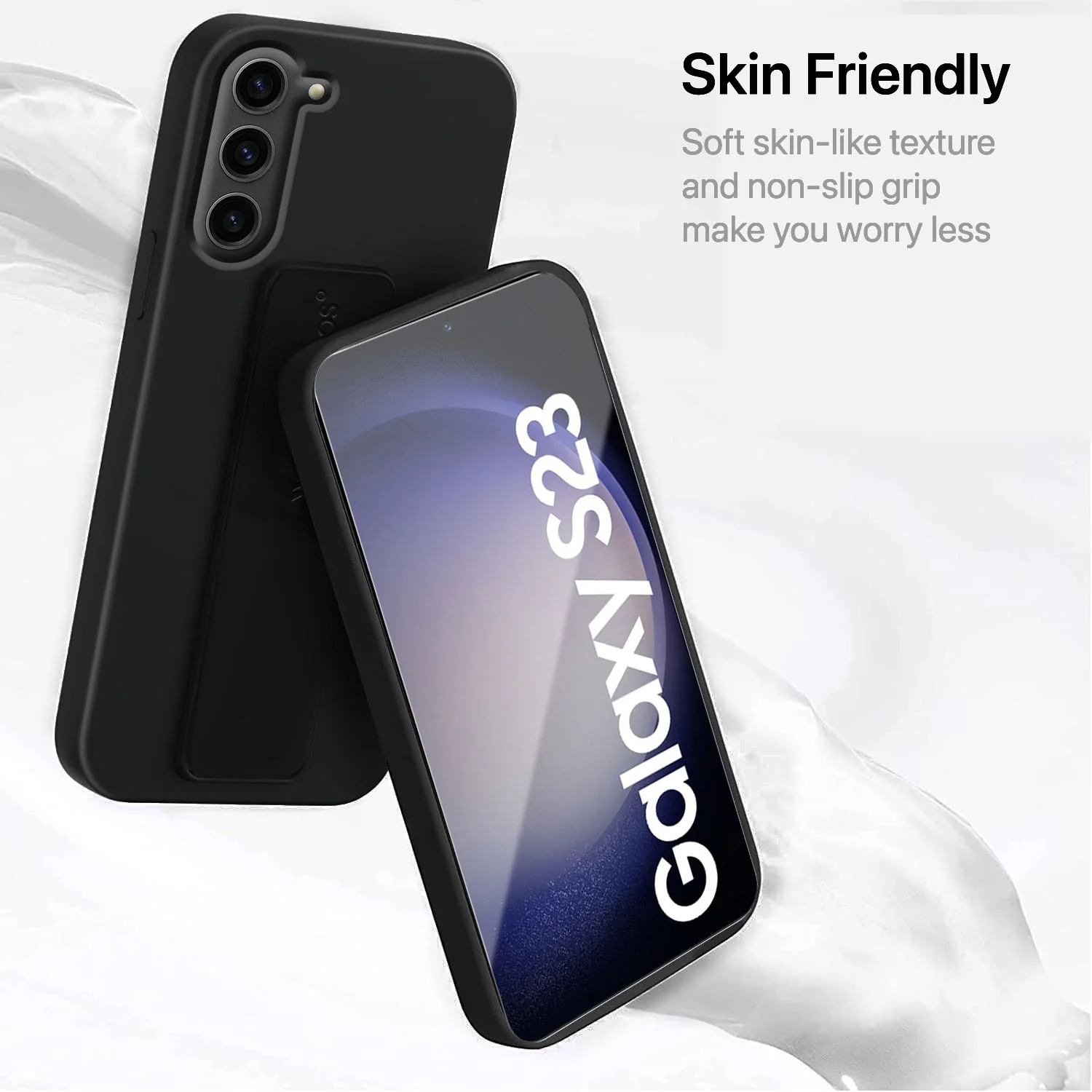 Vaku ® Samsung Galaxy S23 Harbor Grip Multi-Functional TPU Back Cover - Image 6