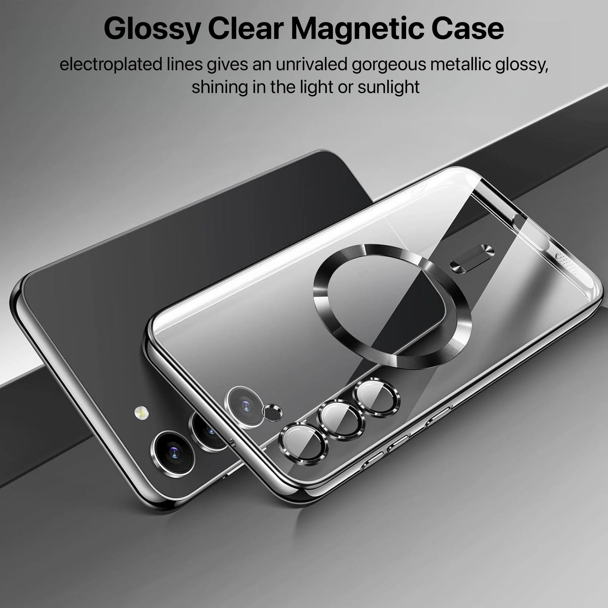 Vaku ® Samsung Galaxy S23 Luxury Electroplated Magnetic Magsafe Back Cover - Image 6