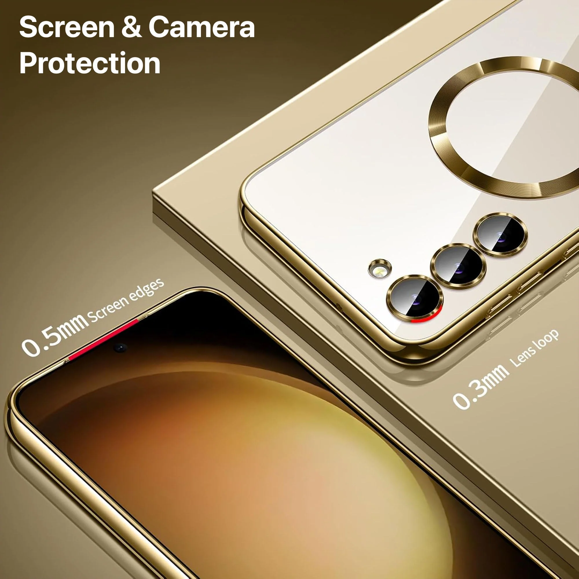 Vaku ® Samsung Galaxy S23 Luxury Electroplated Magnetic Magsafe Back Cover - Image 7
