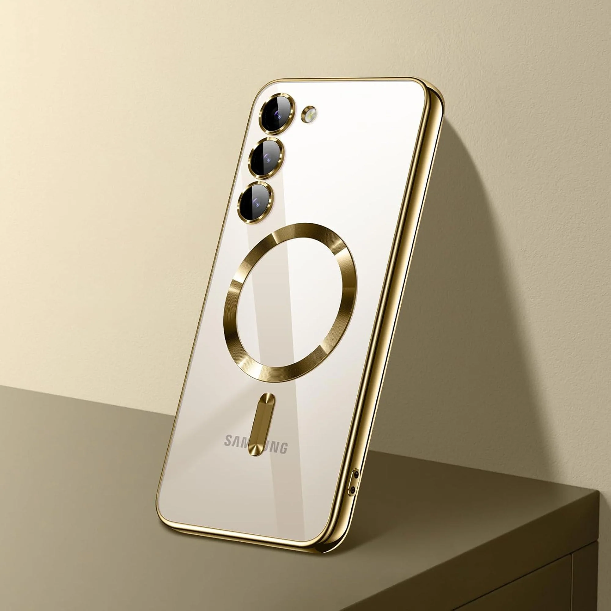 Vaku ® Samsung Galaxy S23 Luxury Electroplated Magnetic Magsafe Back Cover - Image 9