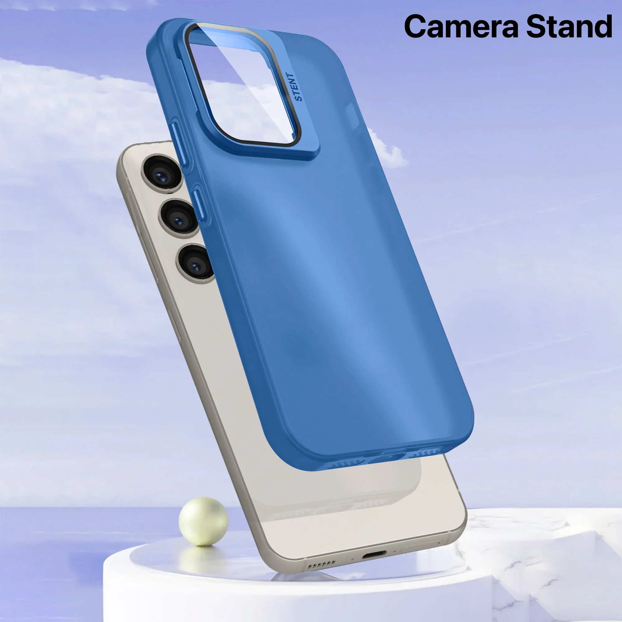 Vaku ® Samsung Galaxy S23 Plus Rime Frosted Translucent Back Cover