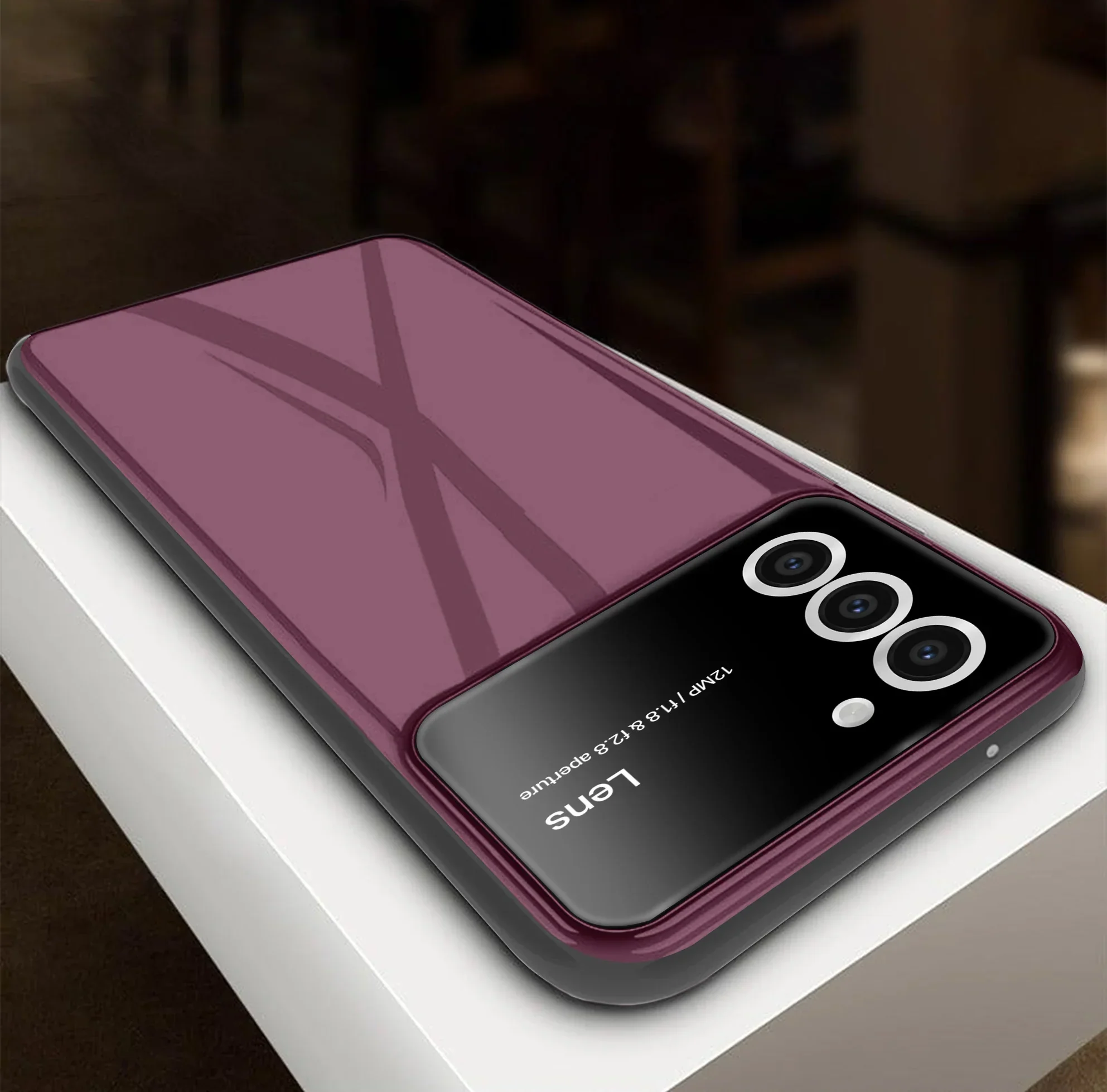Vaku ® Samsung Galaxy S23 Polarized Large Window Glass Camera Protector Back Cover - Image 14