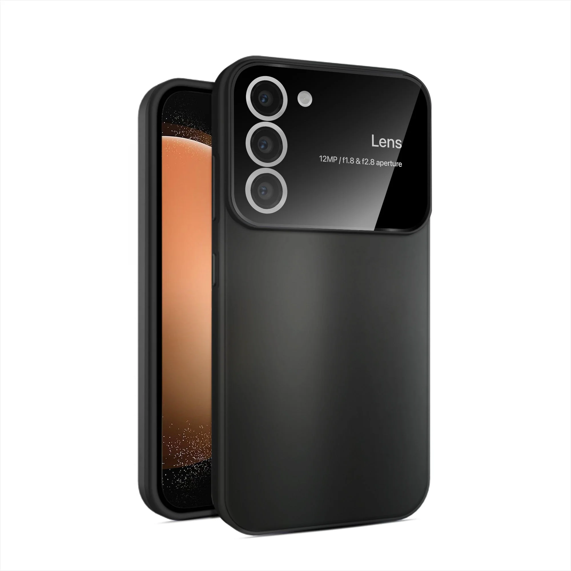 Vaku ® Samsung Galaxy S23 Polarized Large Window Glass Camera Protector Back Cover - Image 2