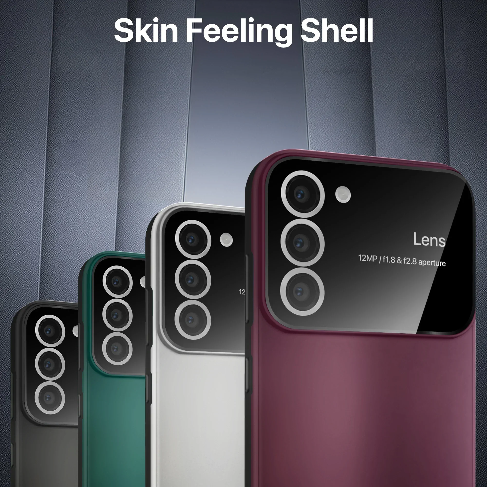Vaku ® Samsung Galaxy S23 Polarized Large Window Glass Camera Protector Back Cover - Image 6