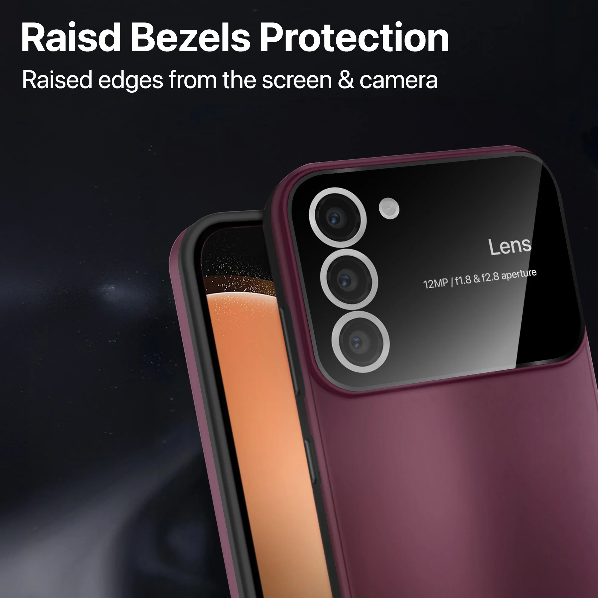 Vaku ® Samsung Galaxy S23 Polarized Large Window Glass Camera Protector Back Cover - Image 8