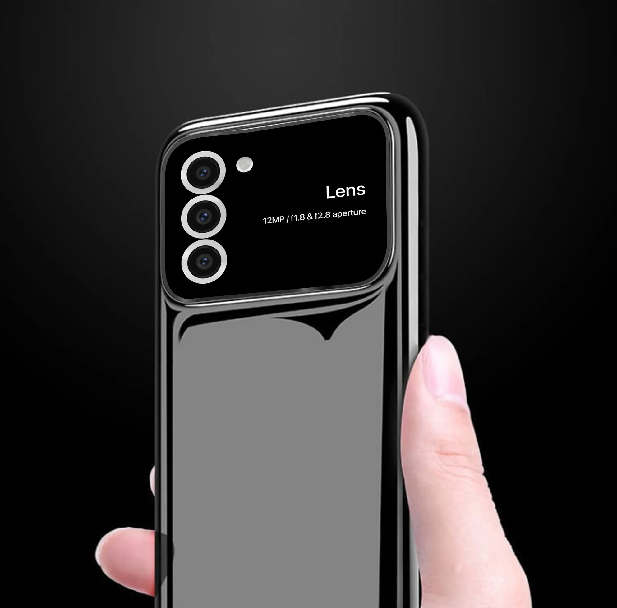 Vaku ® Samsung Galaxy S23 Polarized Large Window Glass Camera Protector Back Cover - Image 9