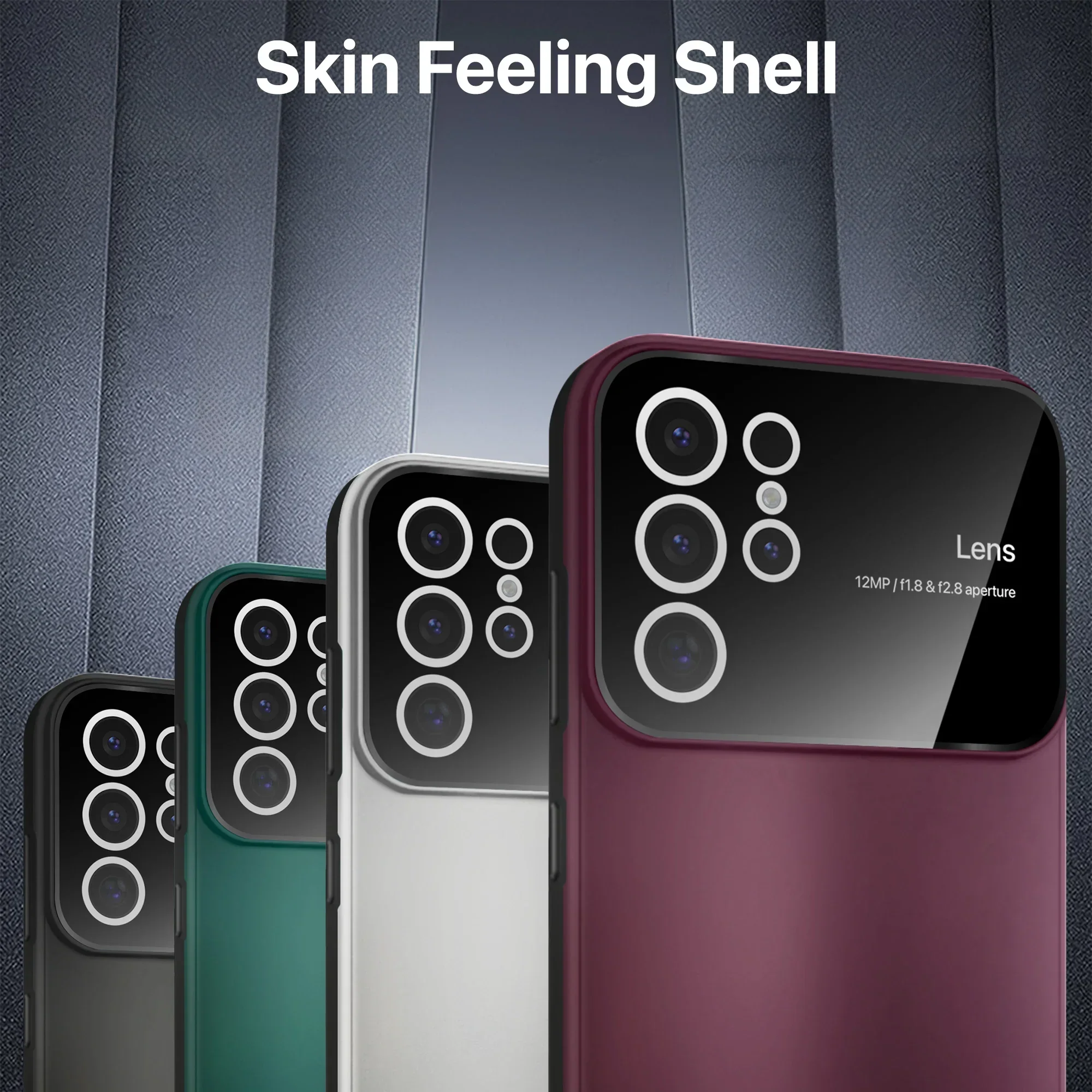 Vaku ® Samsung Galaxy S23 Ultra Polarized Large Window Glass Camera Protector Back Cover - Image 19