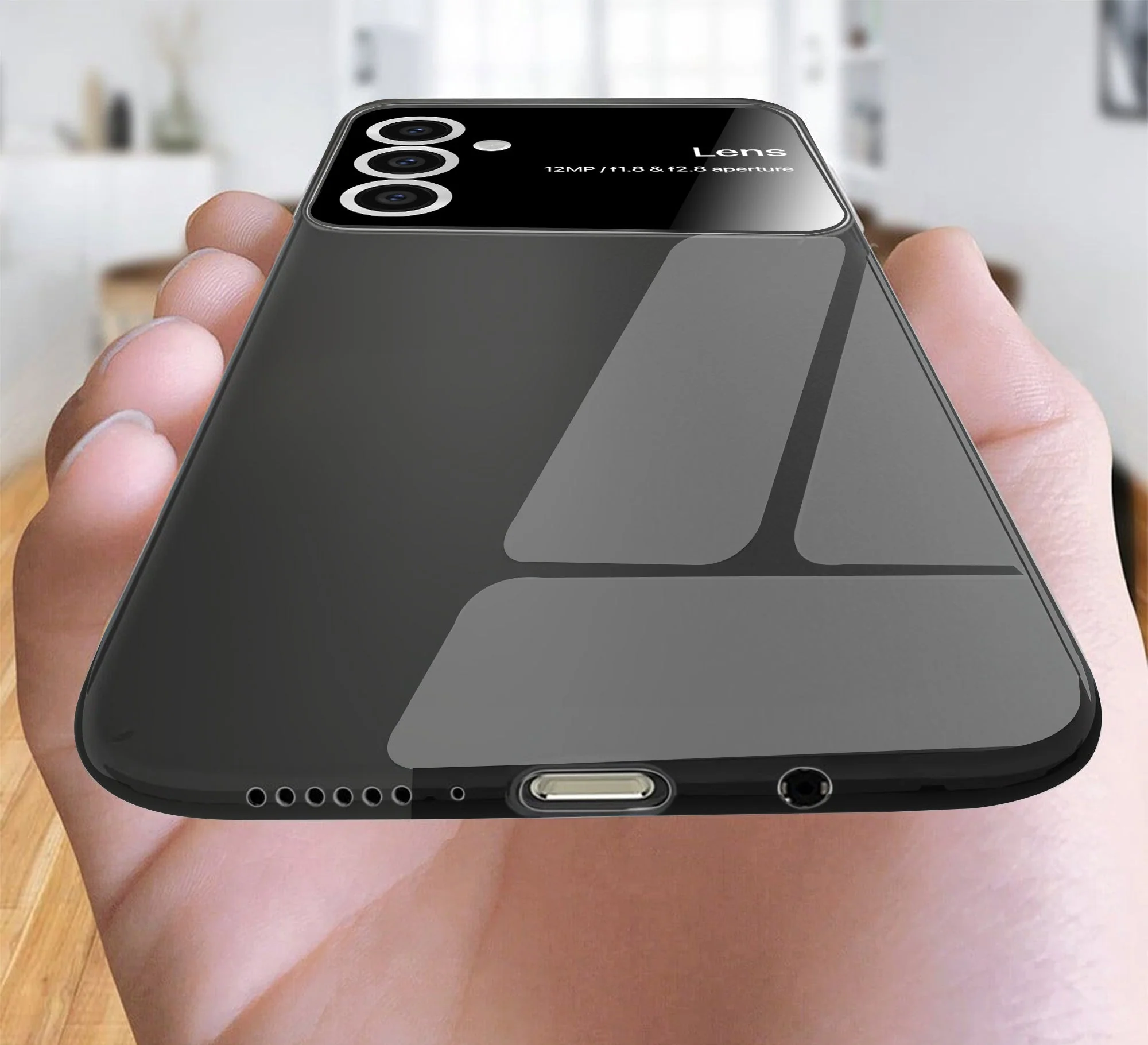 Vaku ® Samsung Galaxy S24 5G Polarized Large Window Glass Camera Protector Back Cover - Image 12