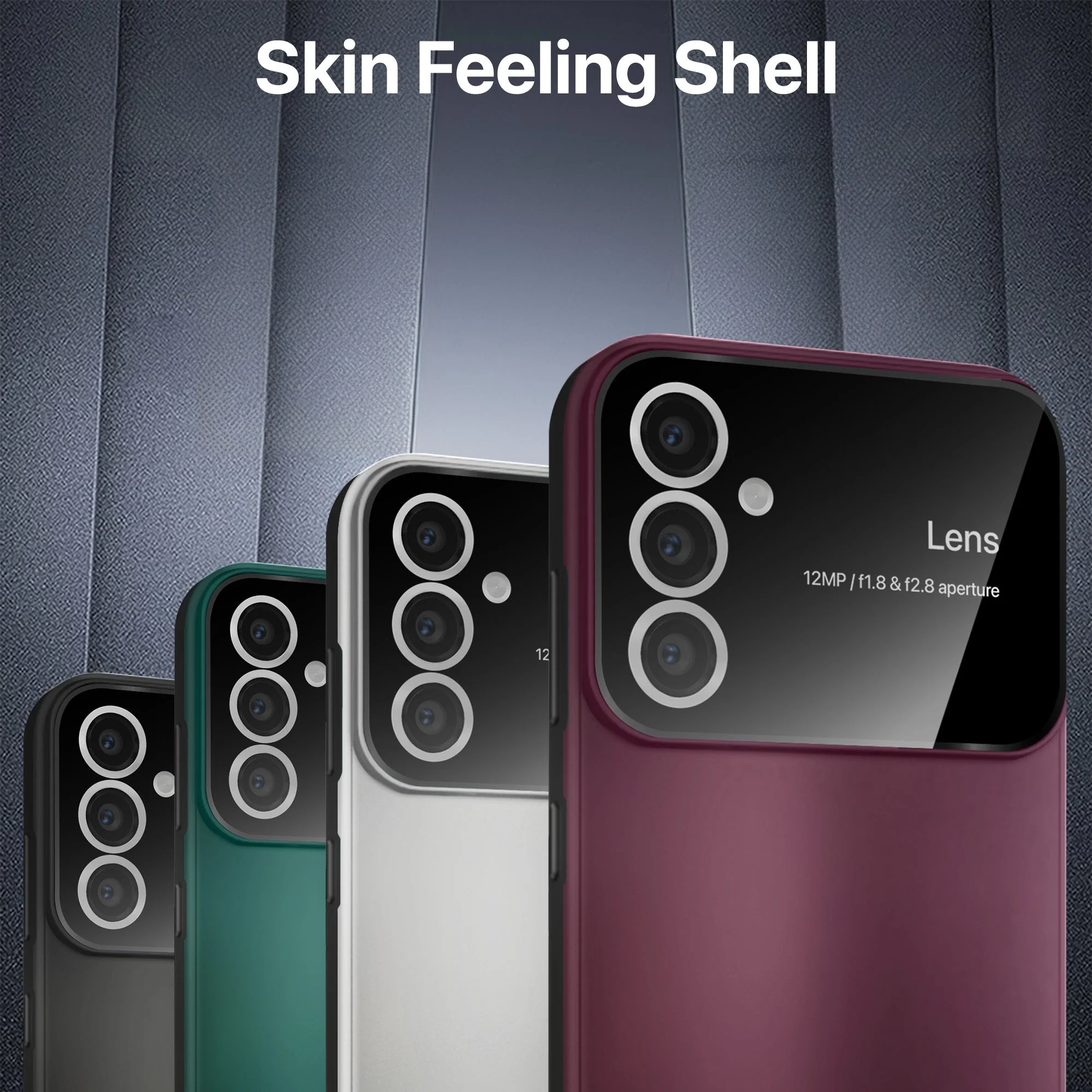 Vaku ® Samsung Galaxy S24 5G Polarized Large Window Glass Camera Protector Back Cover - Image 2