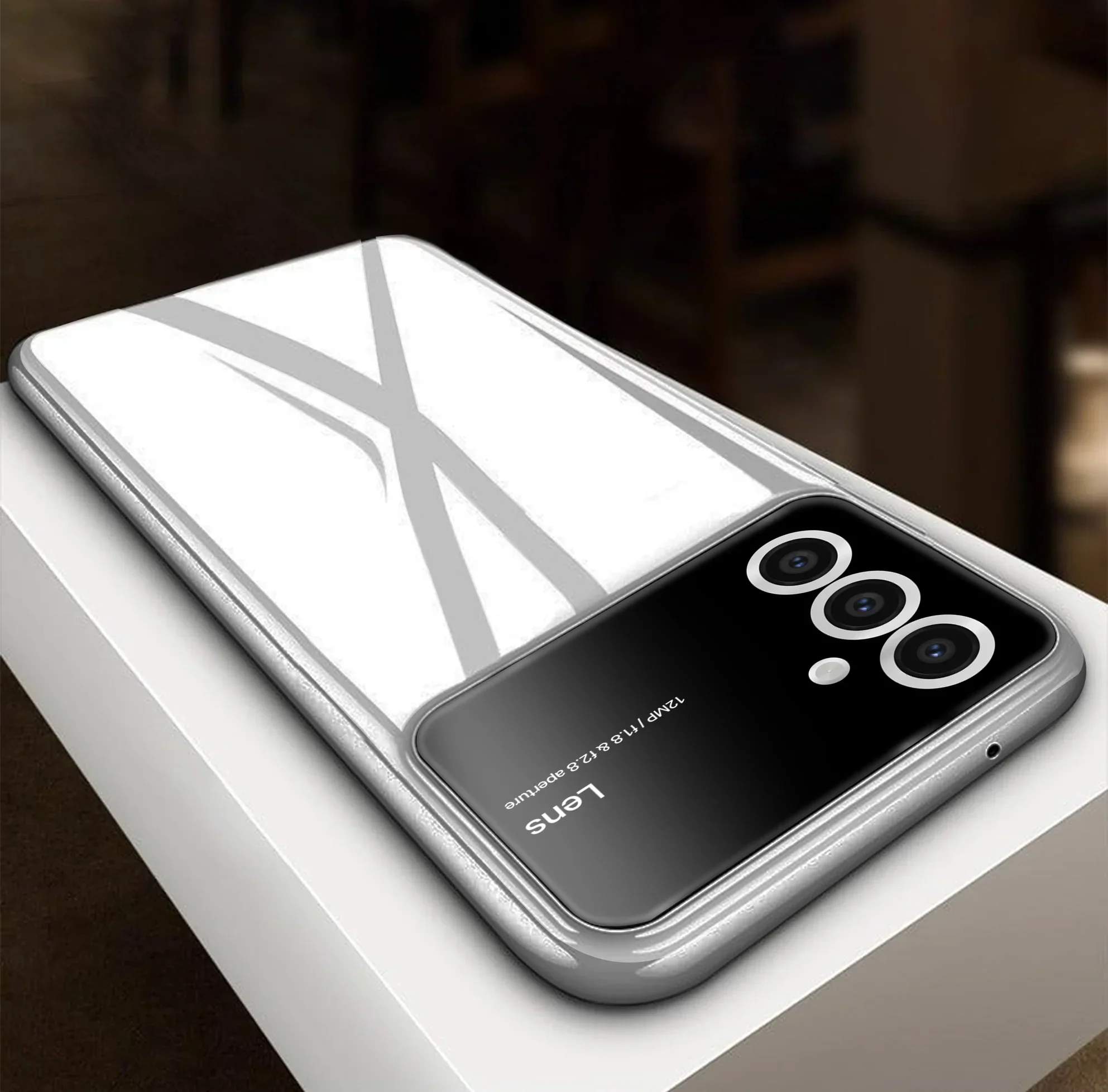 Vaku ® Samsung Galaxy S24 5G Polarized Large Window Glass Camera Protector Back Cover - Image 5