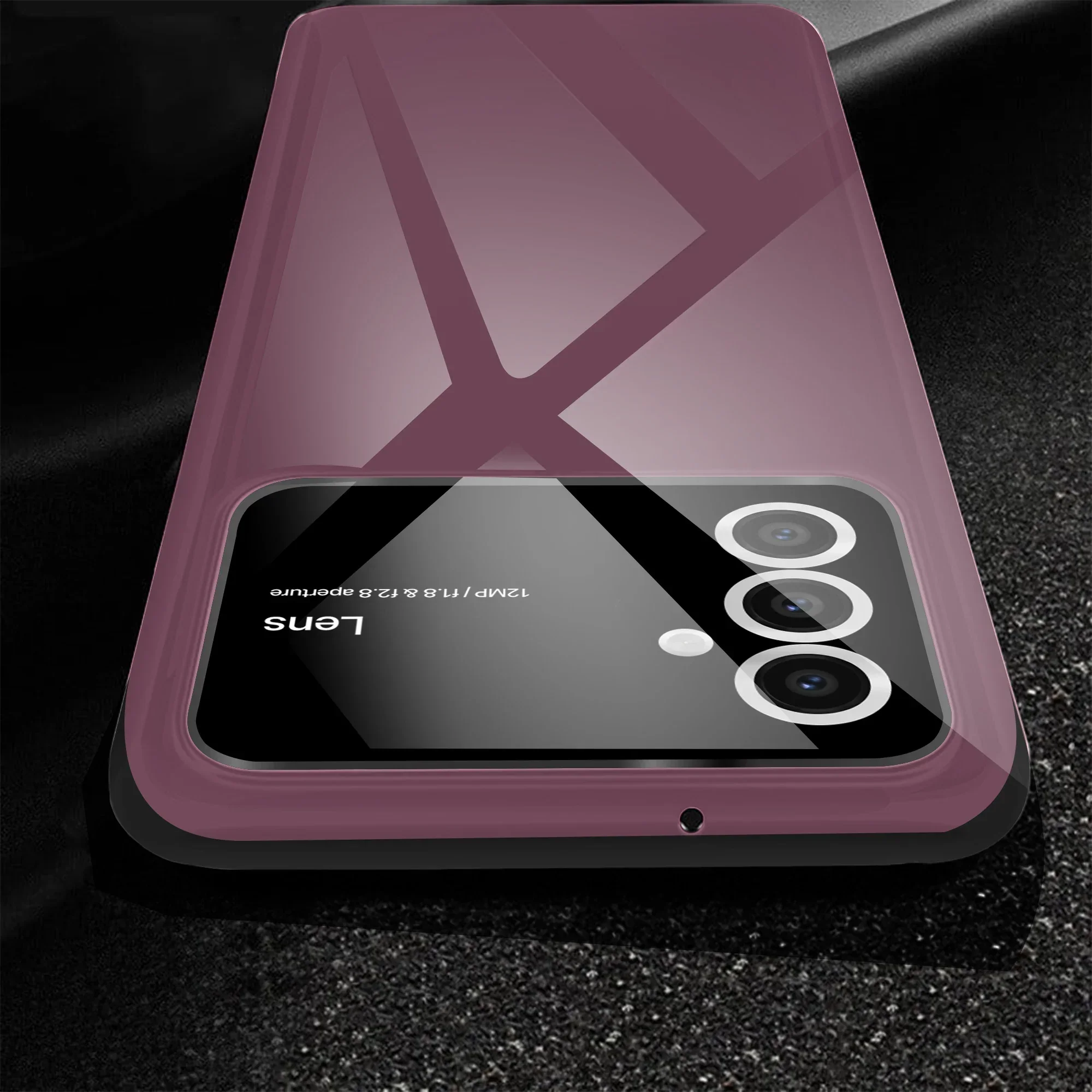 Vaku ® Samsung Galaxy S24 5G Polarized Large Window Glass Camera Protector Back Cover - Image 7