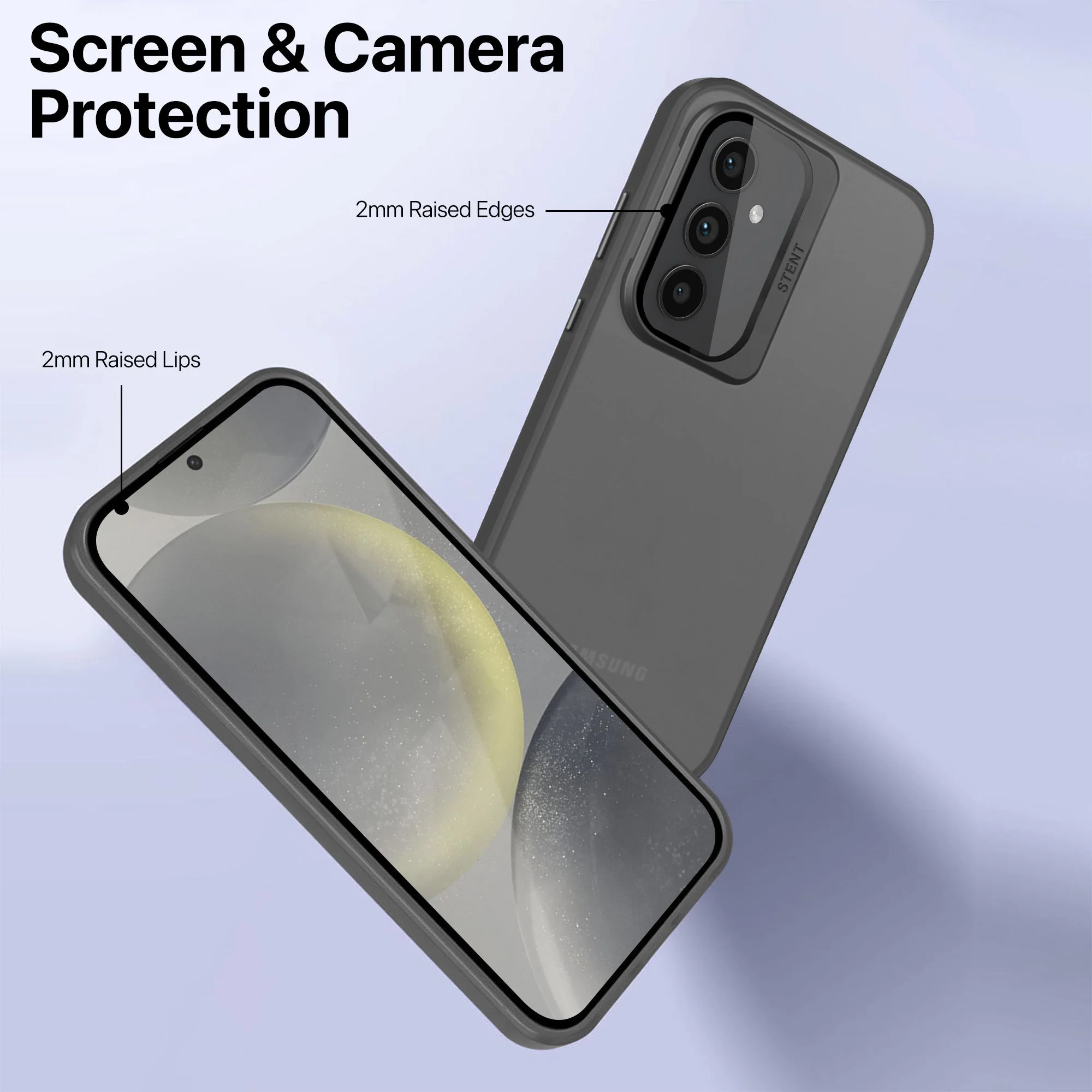 Vaku ® Samsung Galaxy S24 5G Rime Frosted Translucent Back Cover - Image 12