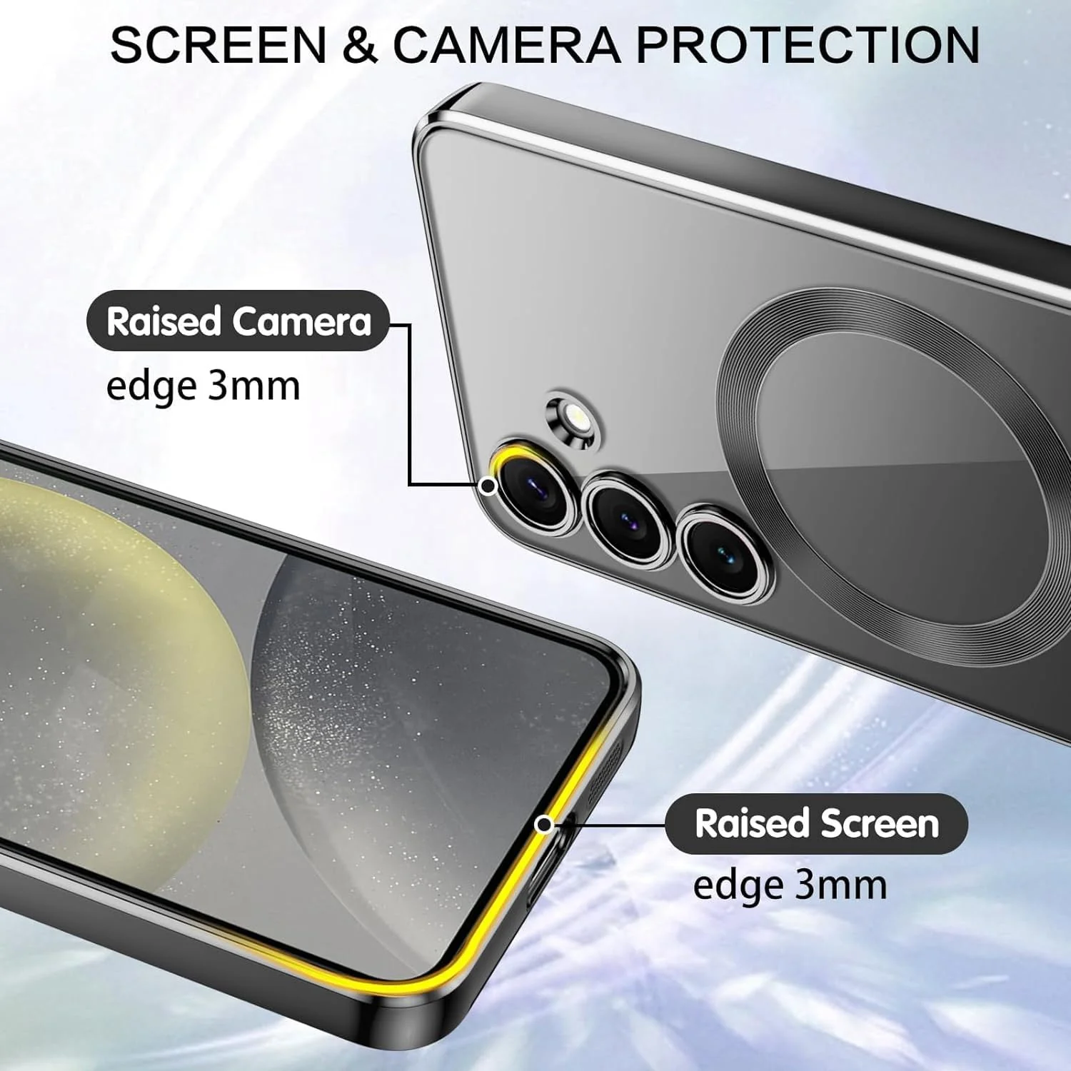 Vaku ® Samsung Galaxy S24 Luxury Electroplated Magnetic Magsafe Back Cover - Image 5