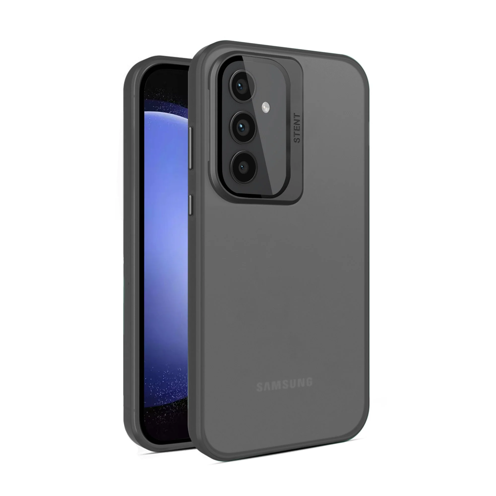 Vaku ® Samsung Galaxy S24 Plus Rime Frosted Translucent Back Cover - Image 3