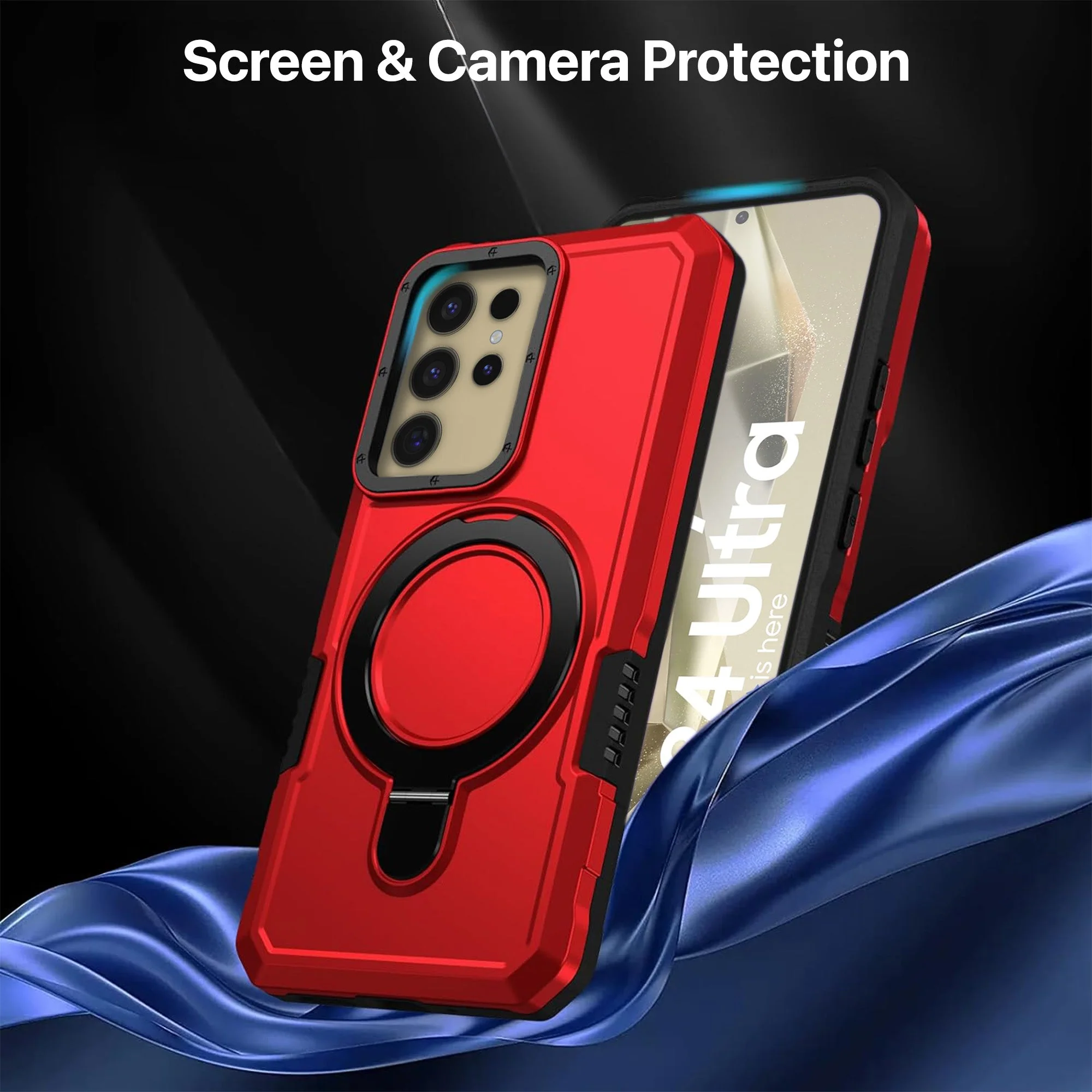 Vaku ® Samsung Galaxy S24 Ultra Astor Military Grade Armor Protective Back cover - Image 9