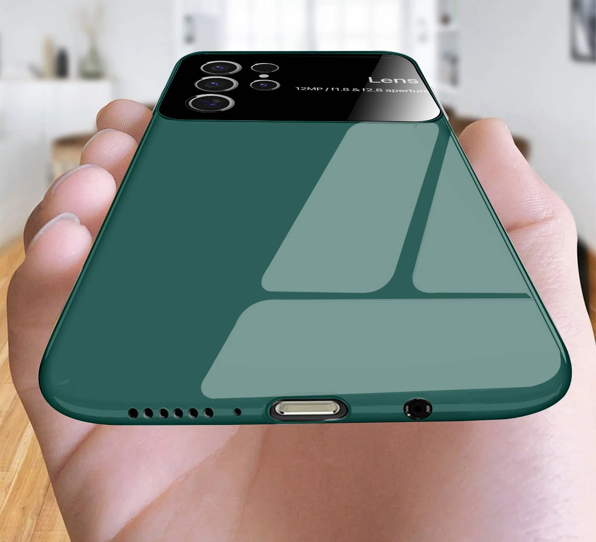 Vaku ® Samsung Galaxy S24 Ultra Glazed Polarized Camera Lens Protector Back Cover - Image 12