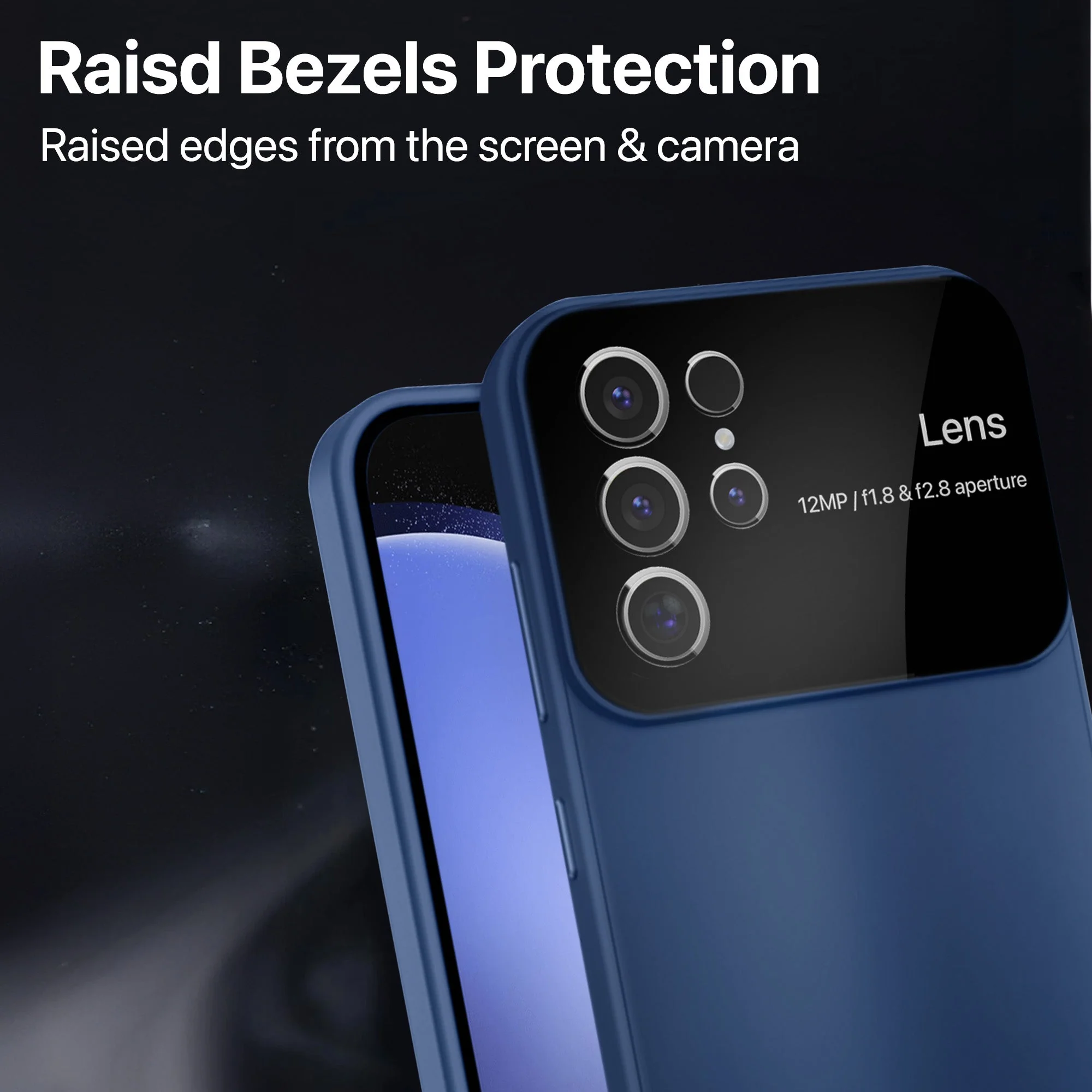 Vaku ® Samsung Galaxy S24 Ultra Glazed Polarized Camera Lens Protector Back Cover - Image 3
