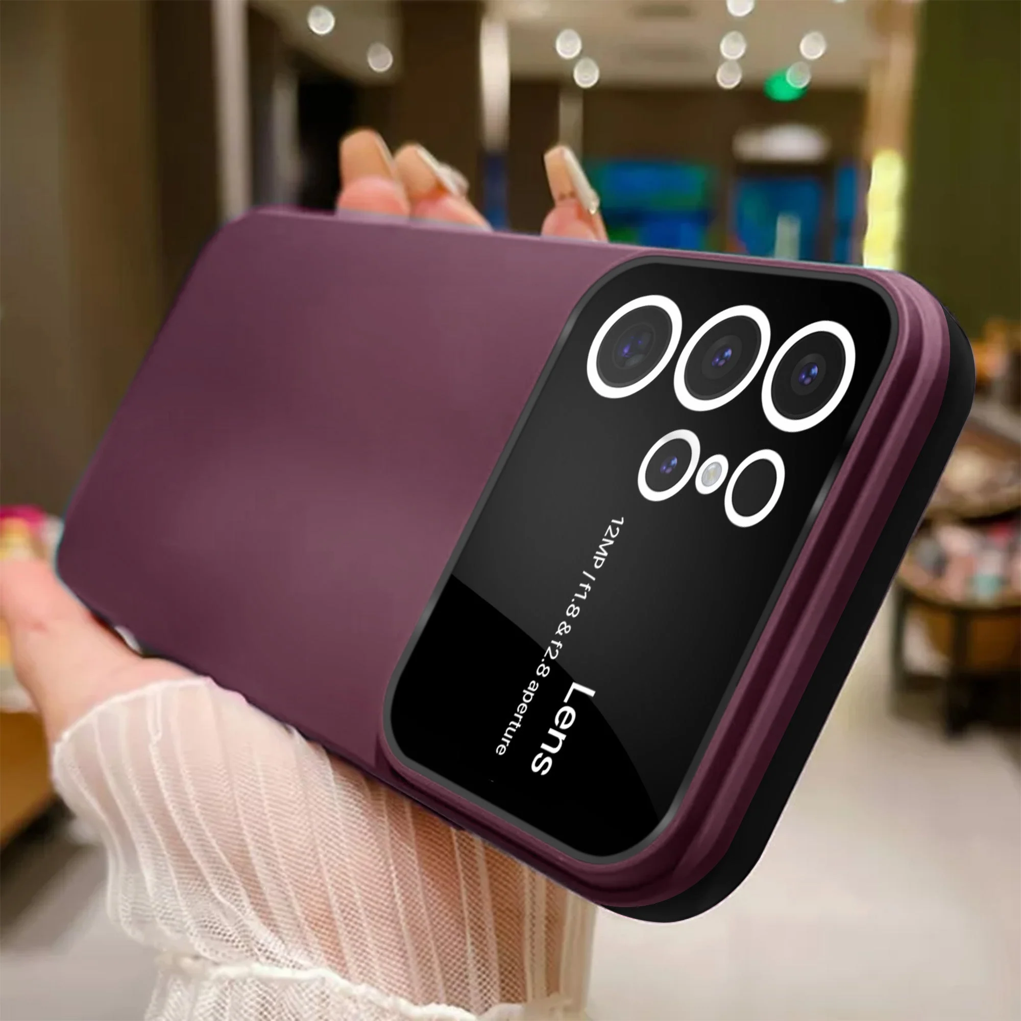 Vaku ® Samsung Galaxy S24 Ultra Polarized Large Window Glass Camera Protector Back Cover - Image 13
