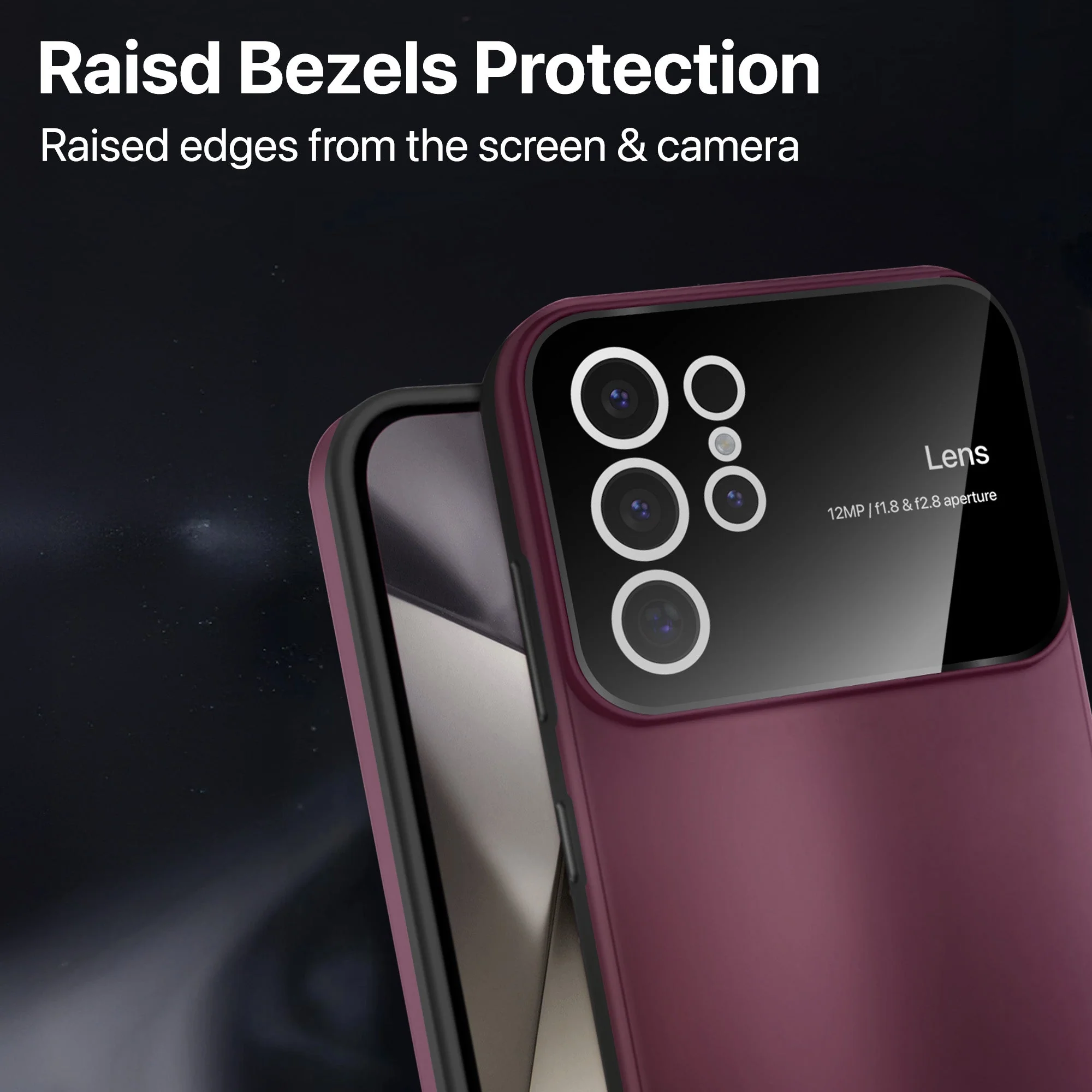 Vaku ® Samsung Galaxy S24 Ultra Polarized Large Window Glass Camera Protector Back Cover - Image 16