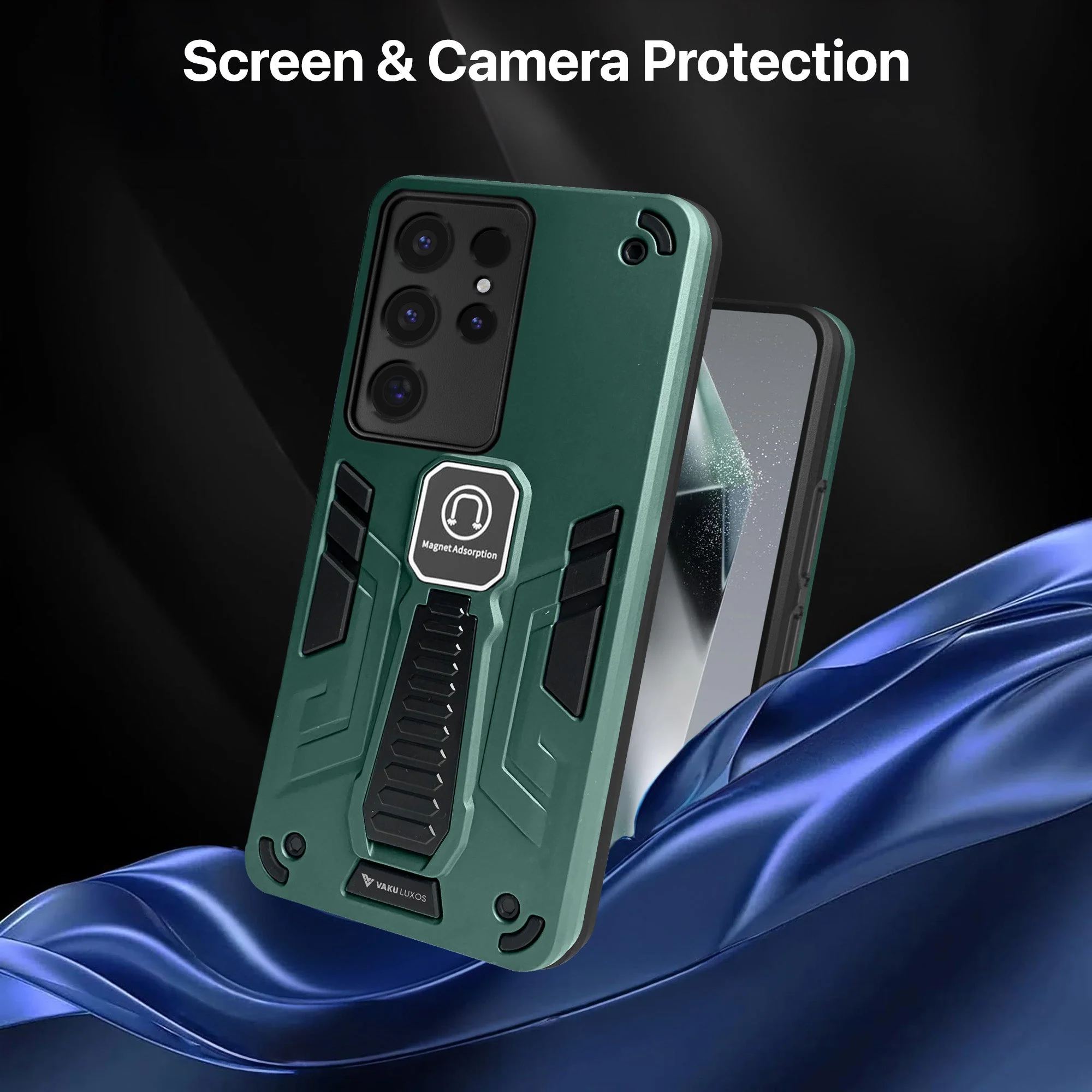 Vaku ® Samsung Galaxy S24 Ultra Valor Military Grade Shockproof Back Cover - Image 10