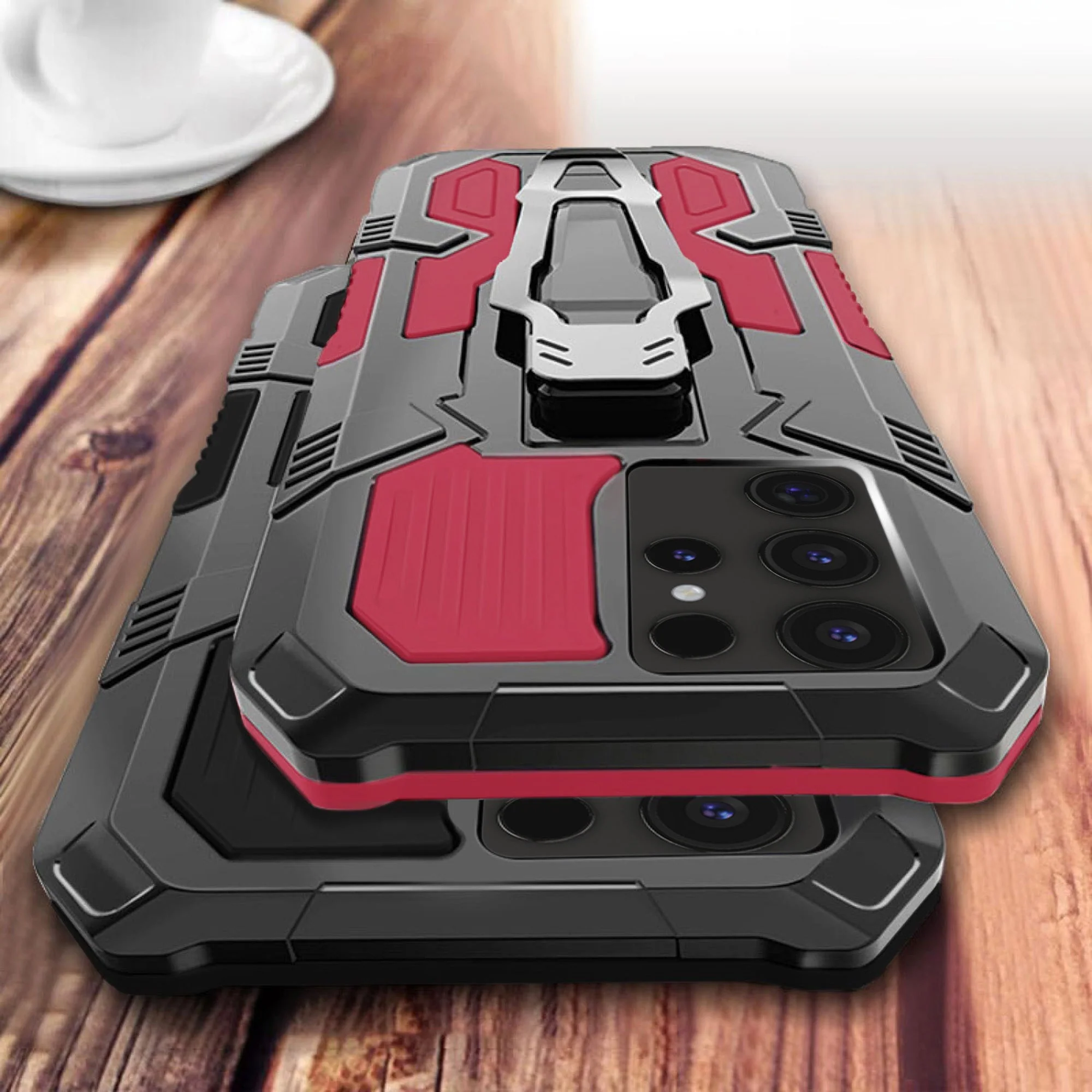 Vaku ® Samsung Galaxy S24 Ultra Vanguard Military Grade Back Cover - Image 2