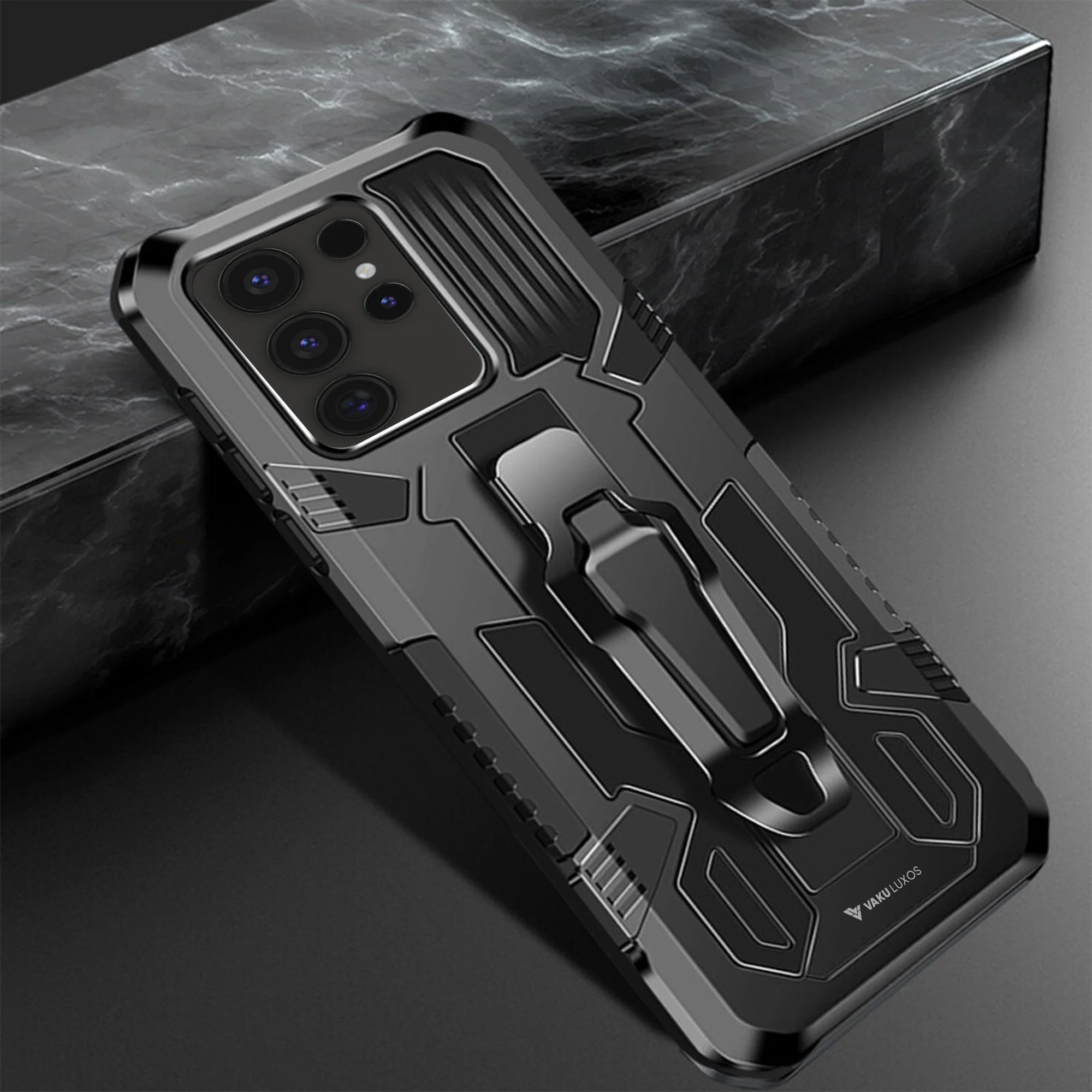 Vaku ® Samsung Galaxy S24 Ultra Vanguard Military Grade Back Cover - Image 5