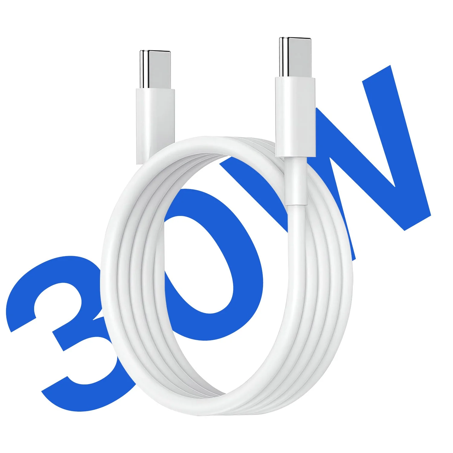 VAKU ® Type-C To Type-C 30W Fast Charging Cable For iPhone and Android Devices - Image 2