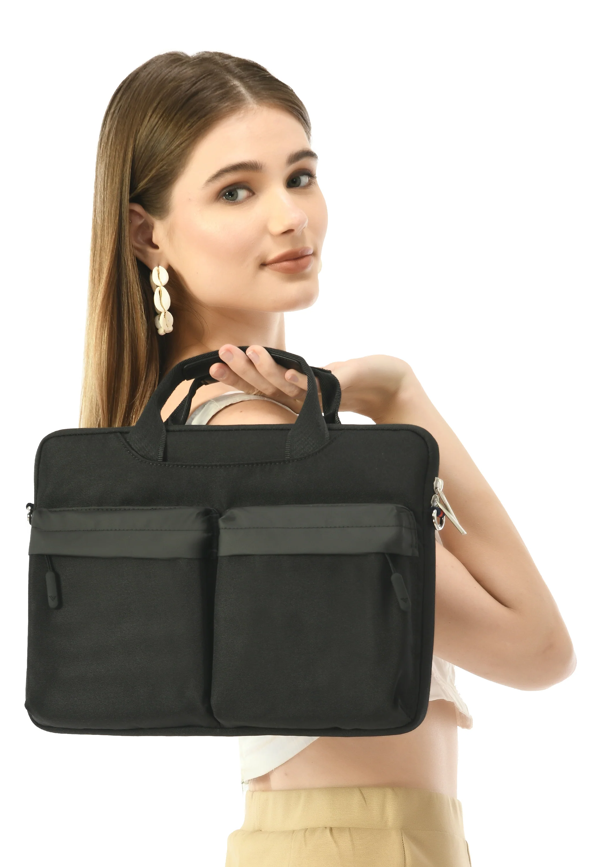 Vaku® Vigor Series Multiuility Bag for Macbook 14 Inch - Black - Image 9