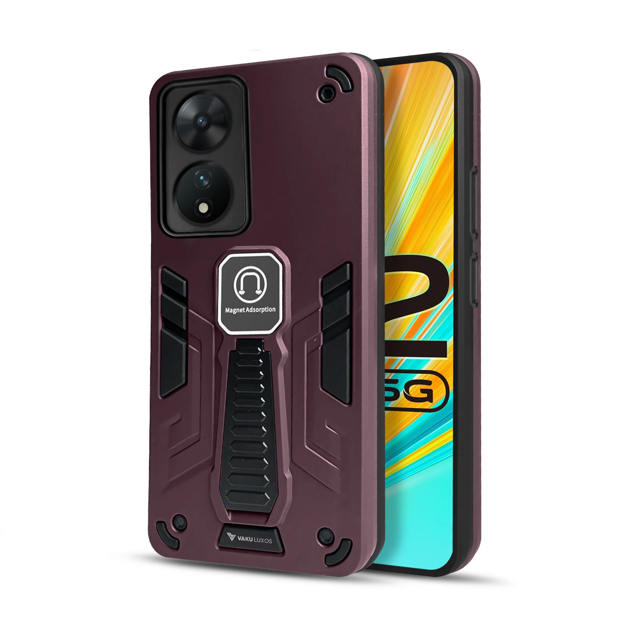 Vaku ® Vivo T2 5G Valor Military Grade Shockproof Back Cover - Image 10