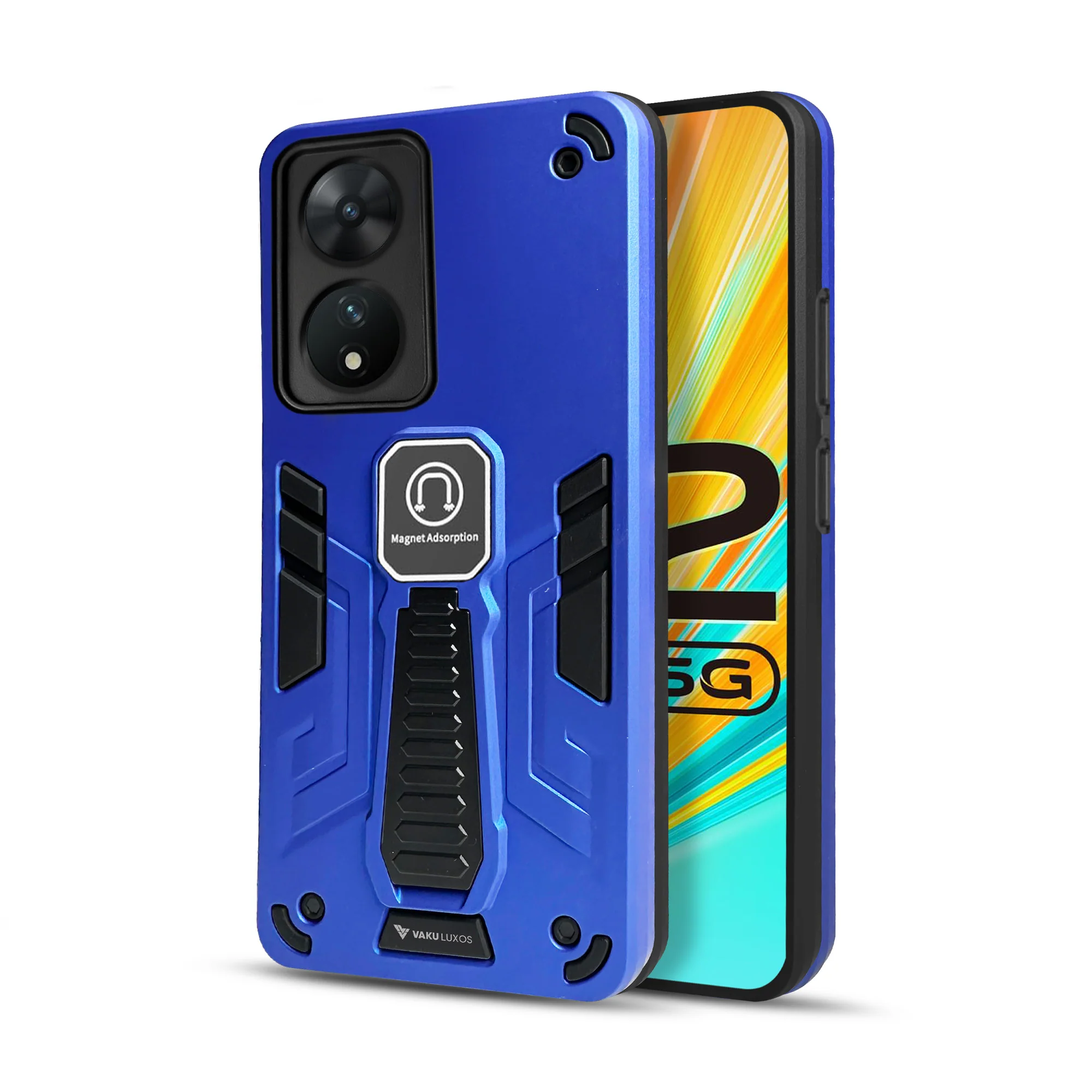 Vaku ® Vivo T2 5G Valor Military Grade Shockproof Back Cover - Image 11