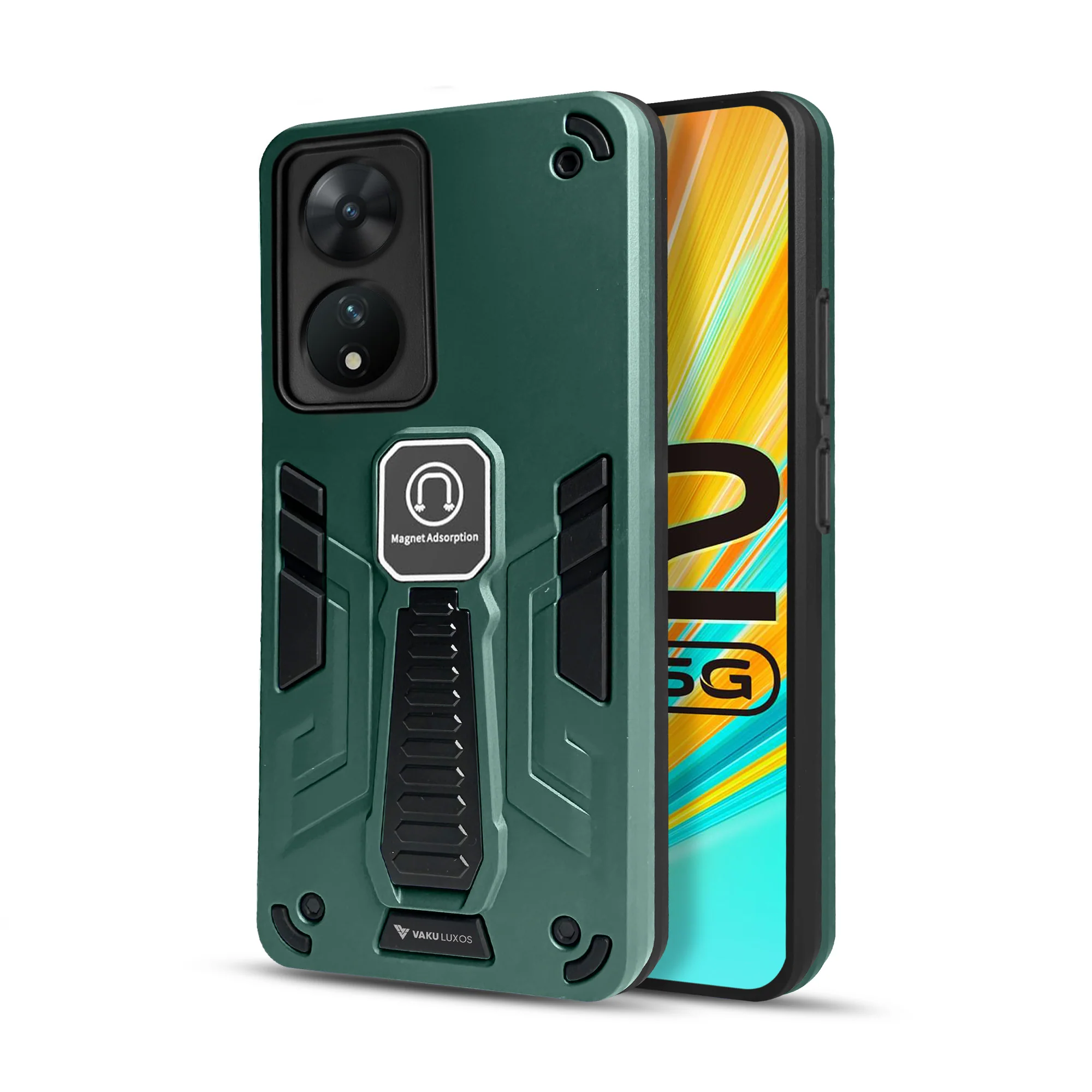 Vaku ® Vivo T2 5G Valor Military Grade Shockproof Back Cover - Image 12