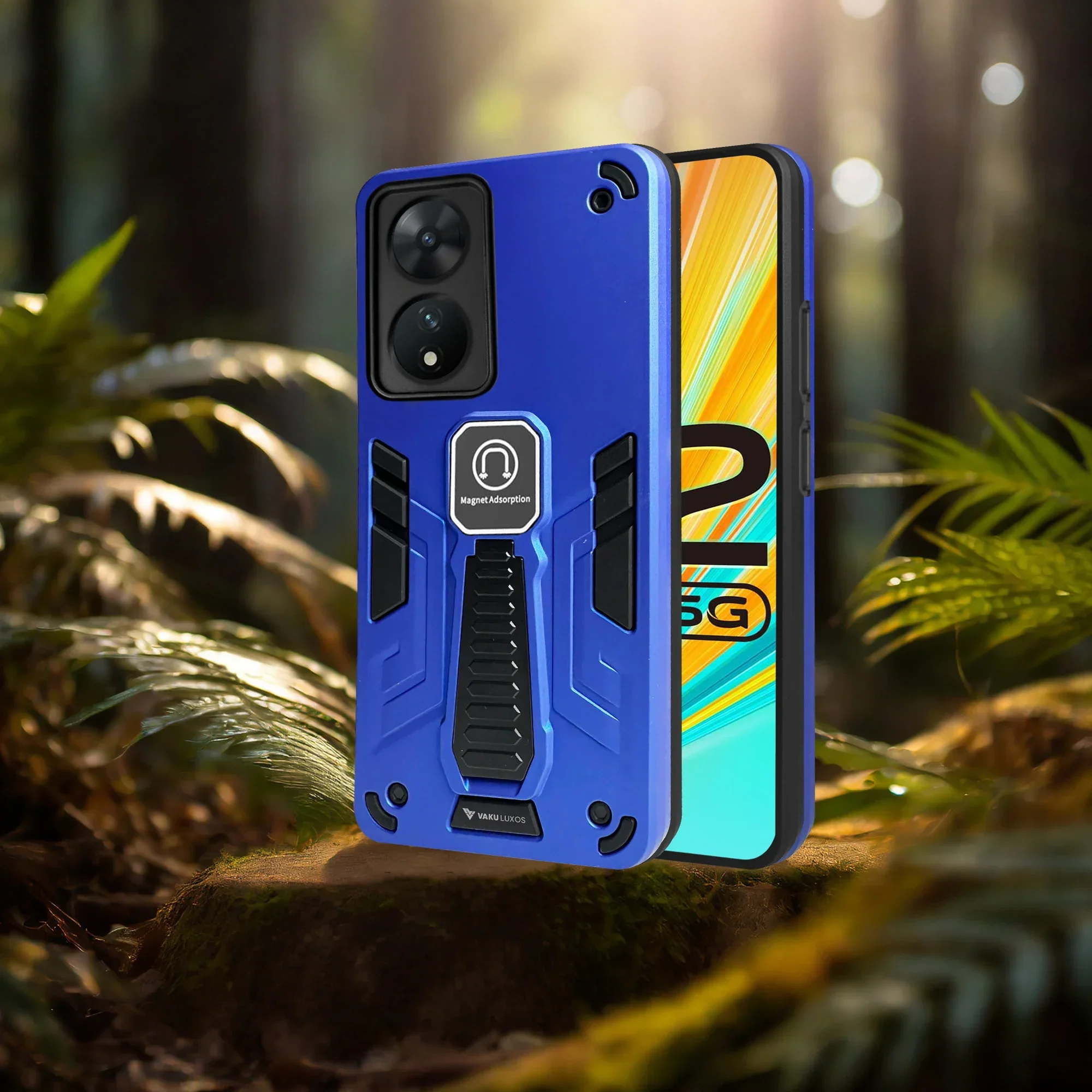Vaku ® Vivo T2 5G Valor Military Grade Shockproof Back Cover - Image 5