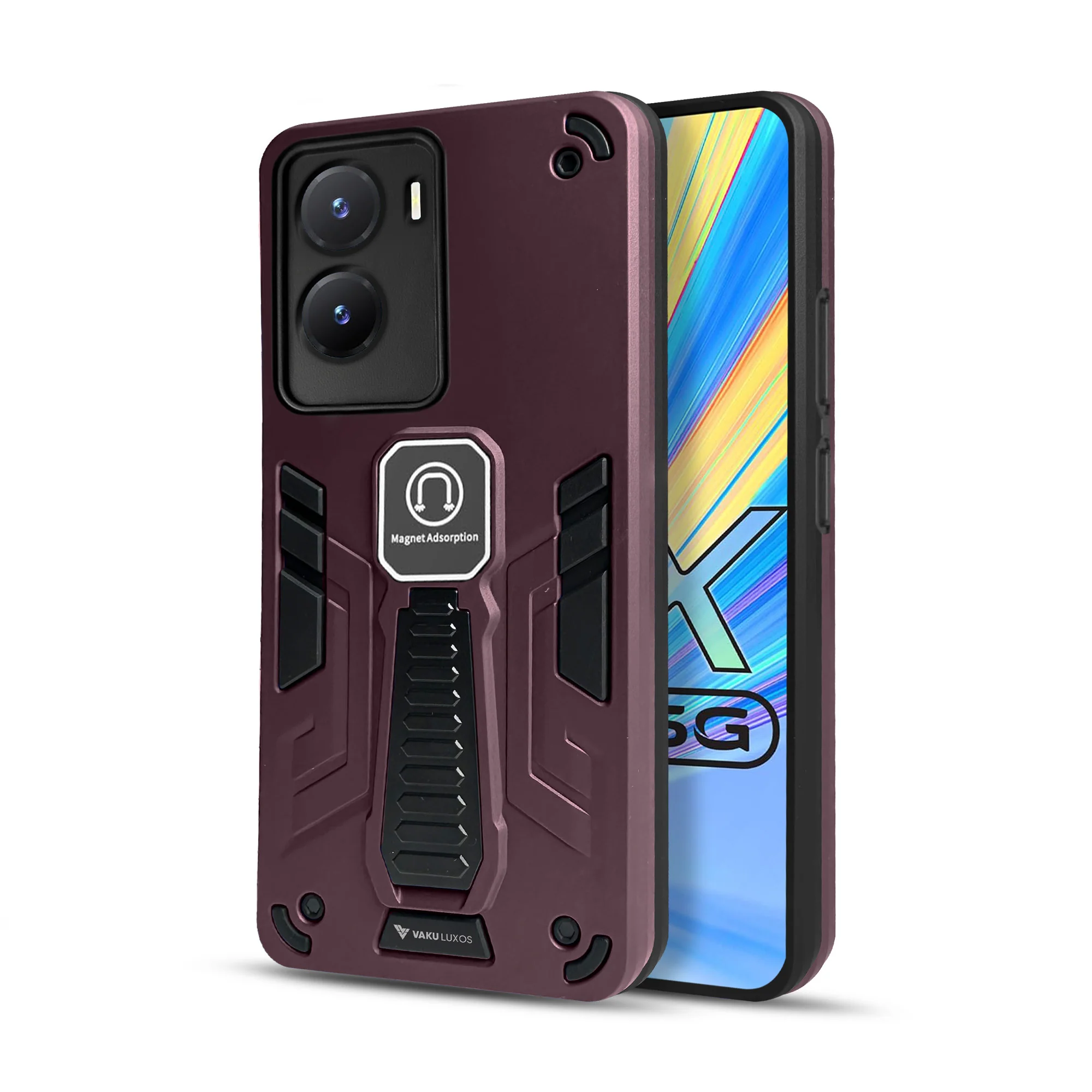 Vaku ® Vivo T2x 5G Valor Military Grade Shockproof Back Cover - Image 13