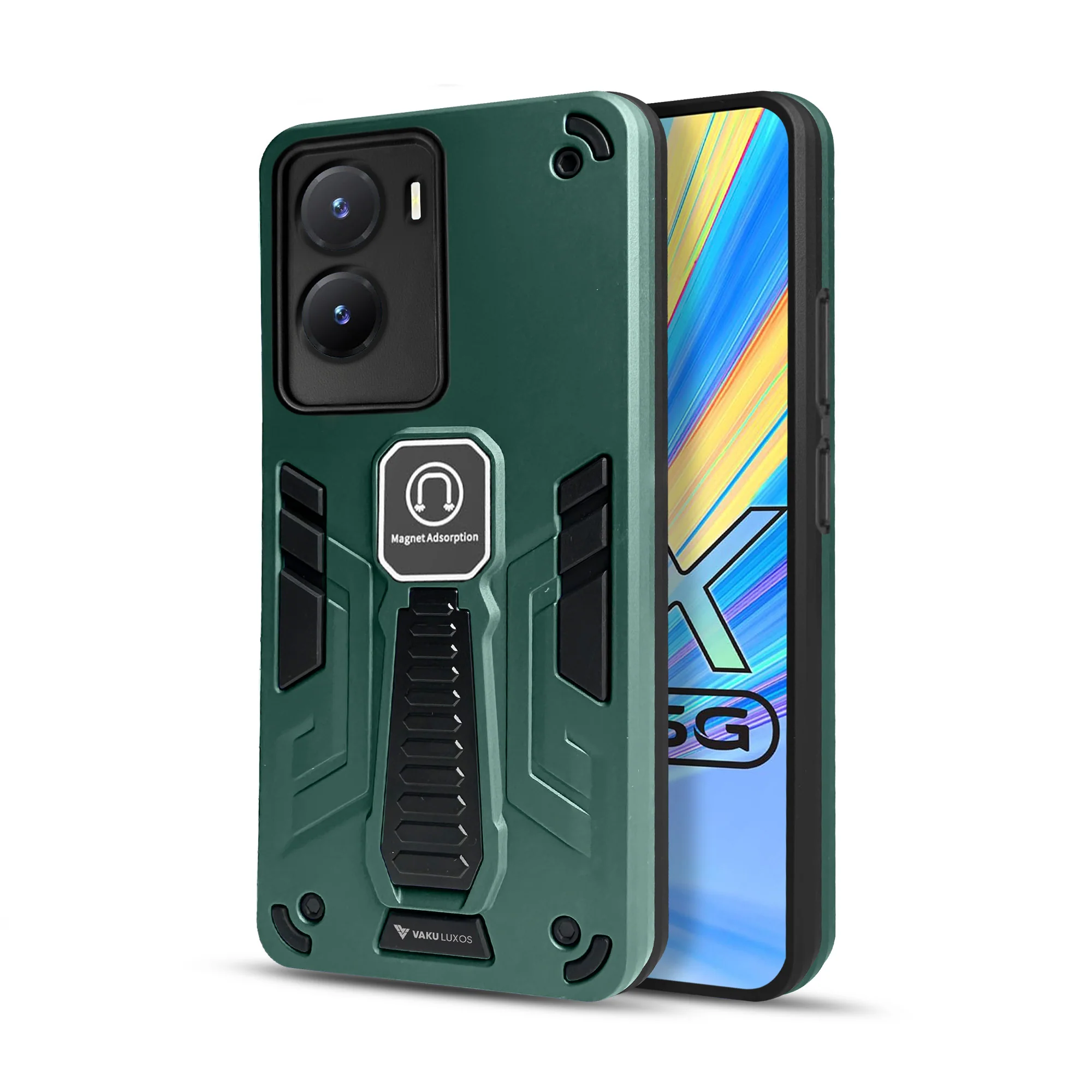 Vaku ® Vivo T2x 5G Valor Military Grade Shockproof Back Cover - Image 15