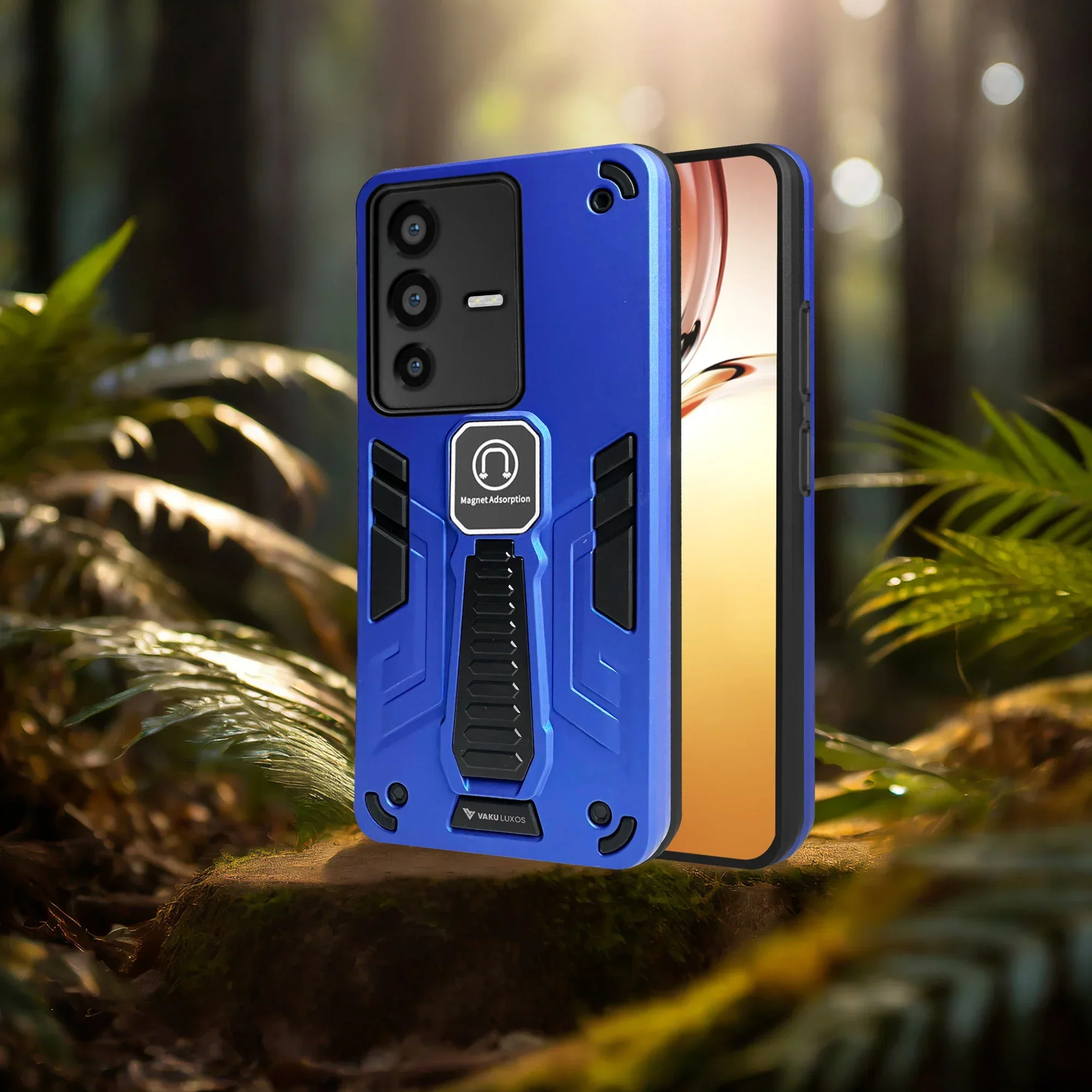 Vaku ® Vivo V23 5G Valor Military Grade Shockproof Back Cover - Image 6