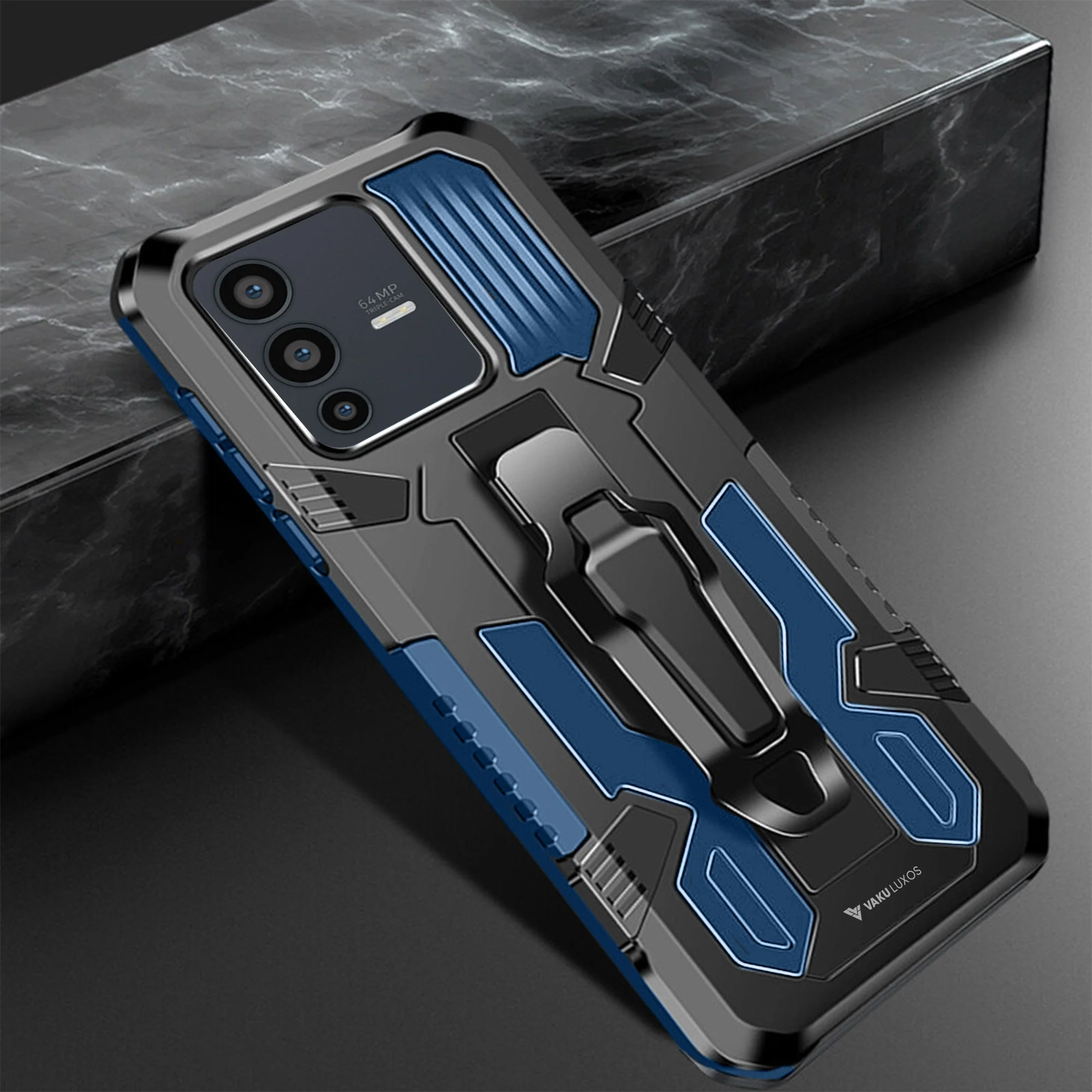 Vaku ® Vivo V23 5G Vanguard Military Grade Back Cover - Image 2
