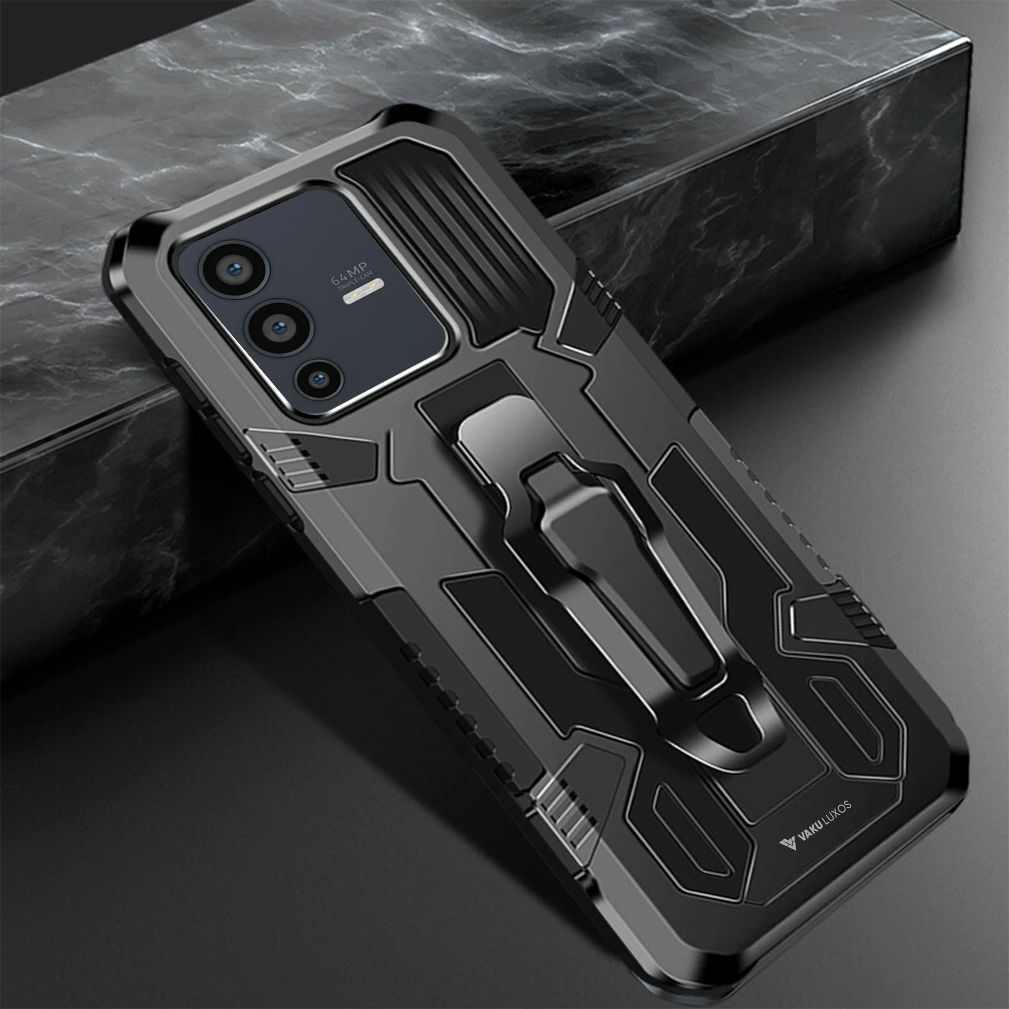 Vaku ® Vivo V23 5G Vanguard Military Grade Back Cover - Image 4