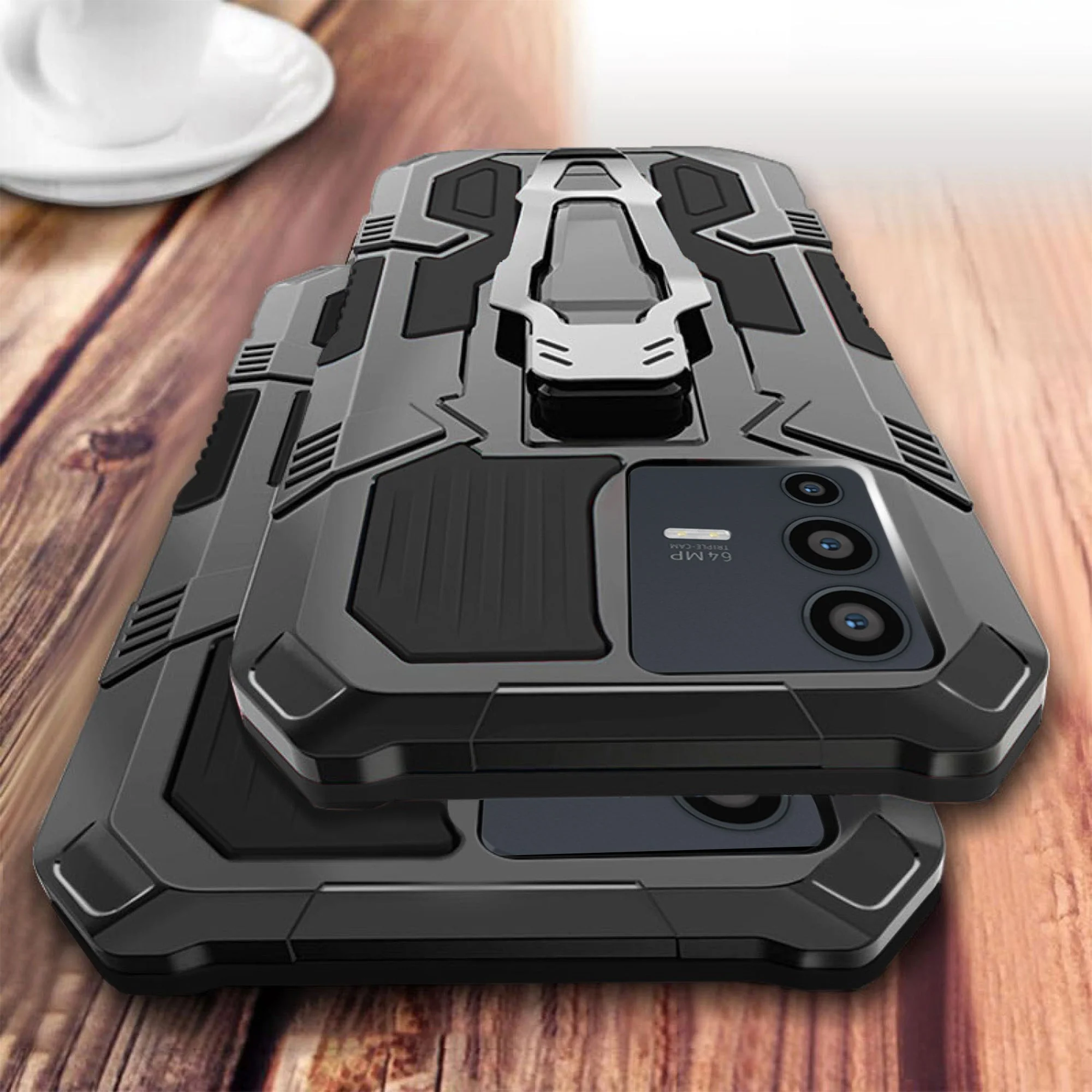 Vaku ® Vivo V23 5G Vanguard Military Grade Back Cover - Image 7